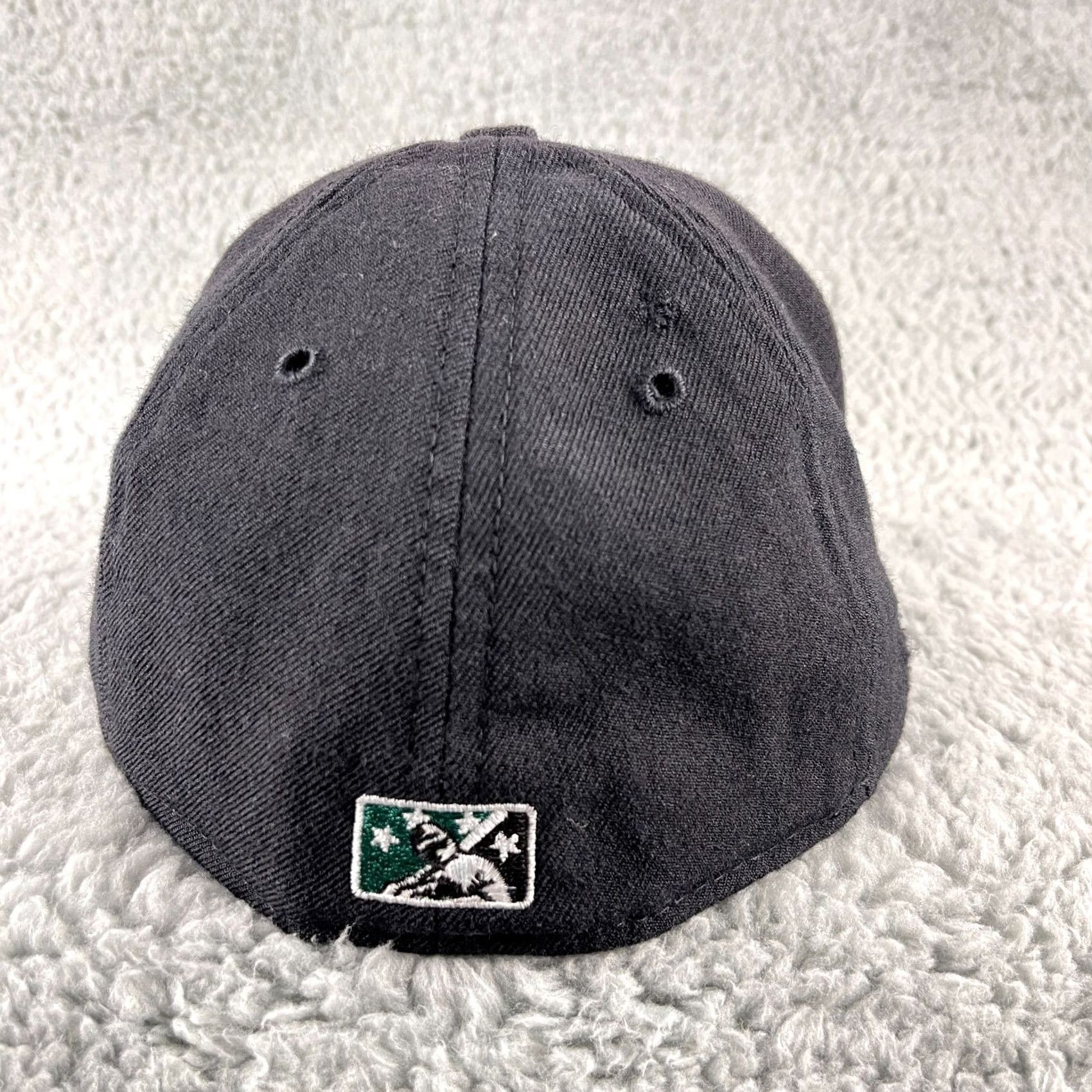 New Era Warthogs Hat Cap Size 7 Black Fitted Embroidered W Logo Wild Boar Baseball Style Mens Vintage New Era帽 Size ONE SIZE - 4 Thumbnail