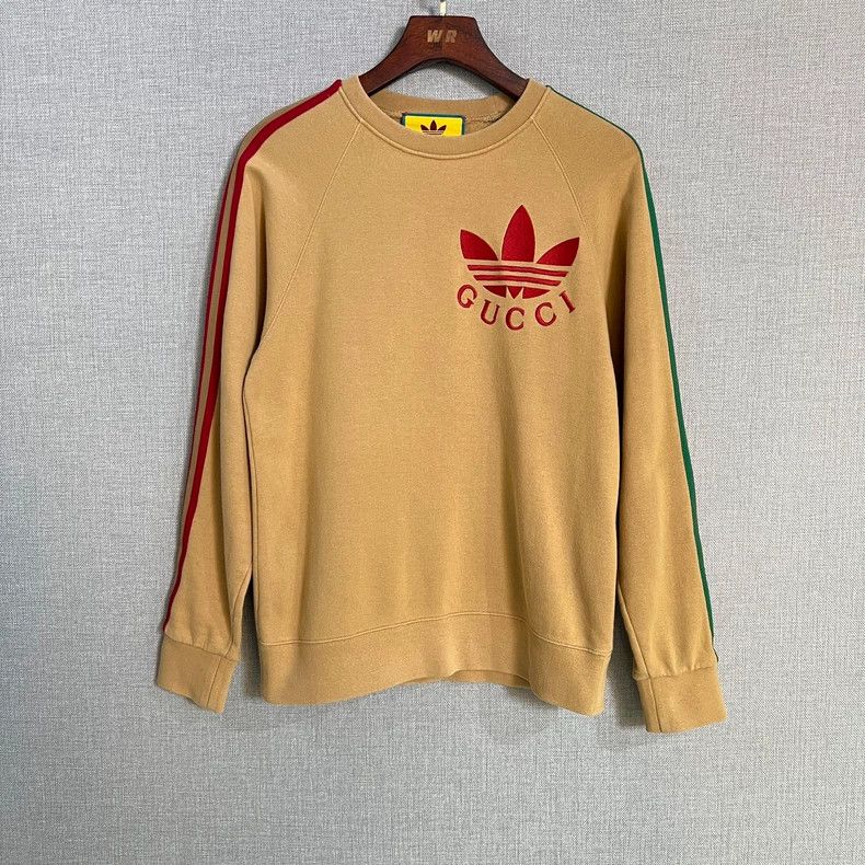 Gucci Gucci Adidas co-branded striped embroidered logo sweatshirt Size US XS / EU 42 / 0 - 1 Thumbnail