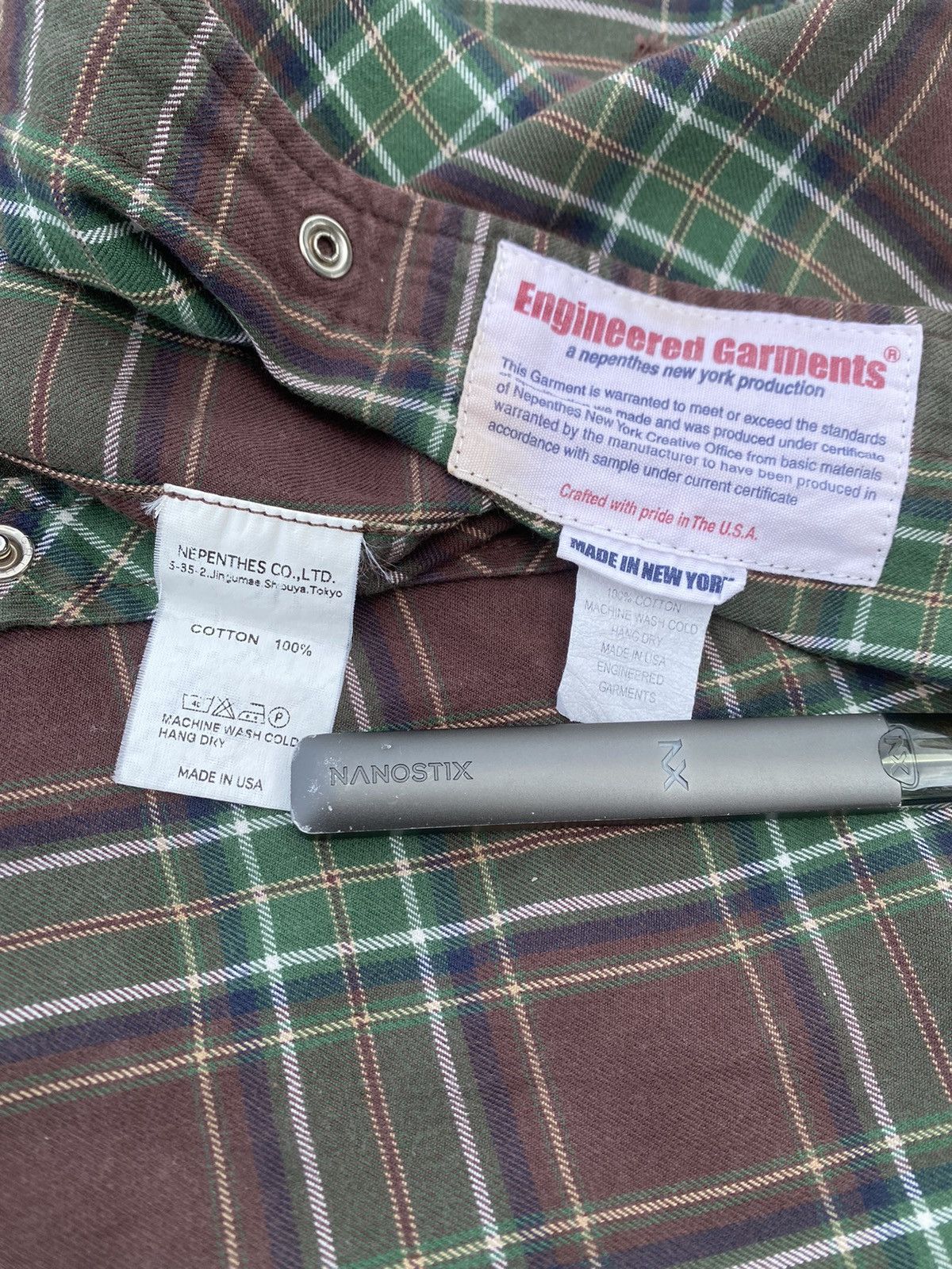 Engineered Garments Rare Engineered Garments Checkered Buttons Shirt Size US M / EU 48-50 / 2 - 14 Thumbnail