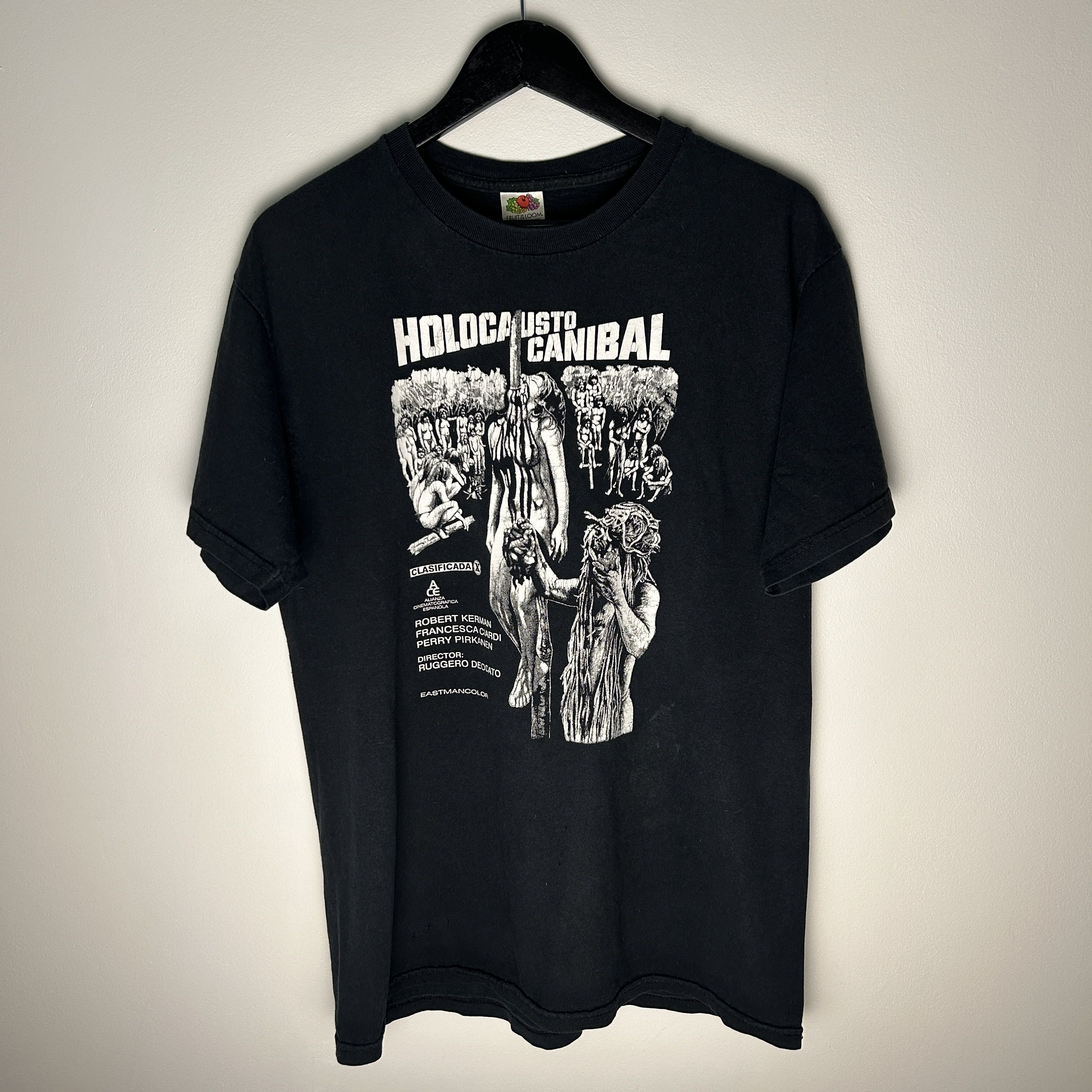 Vintage Vintage Cannibal Holocaust Horror T-shirt Size US L / EU 52-54 / 3 - 1 Thumbnail