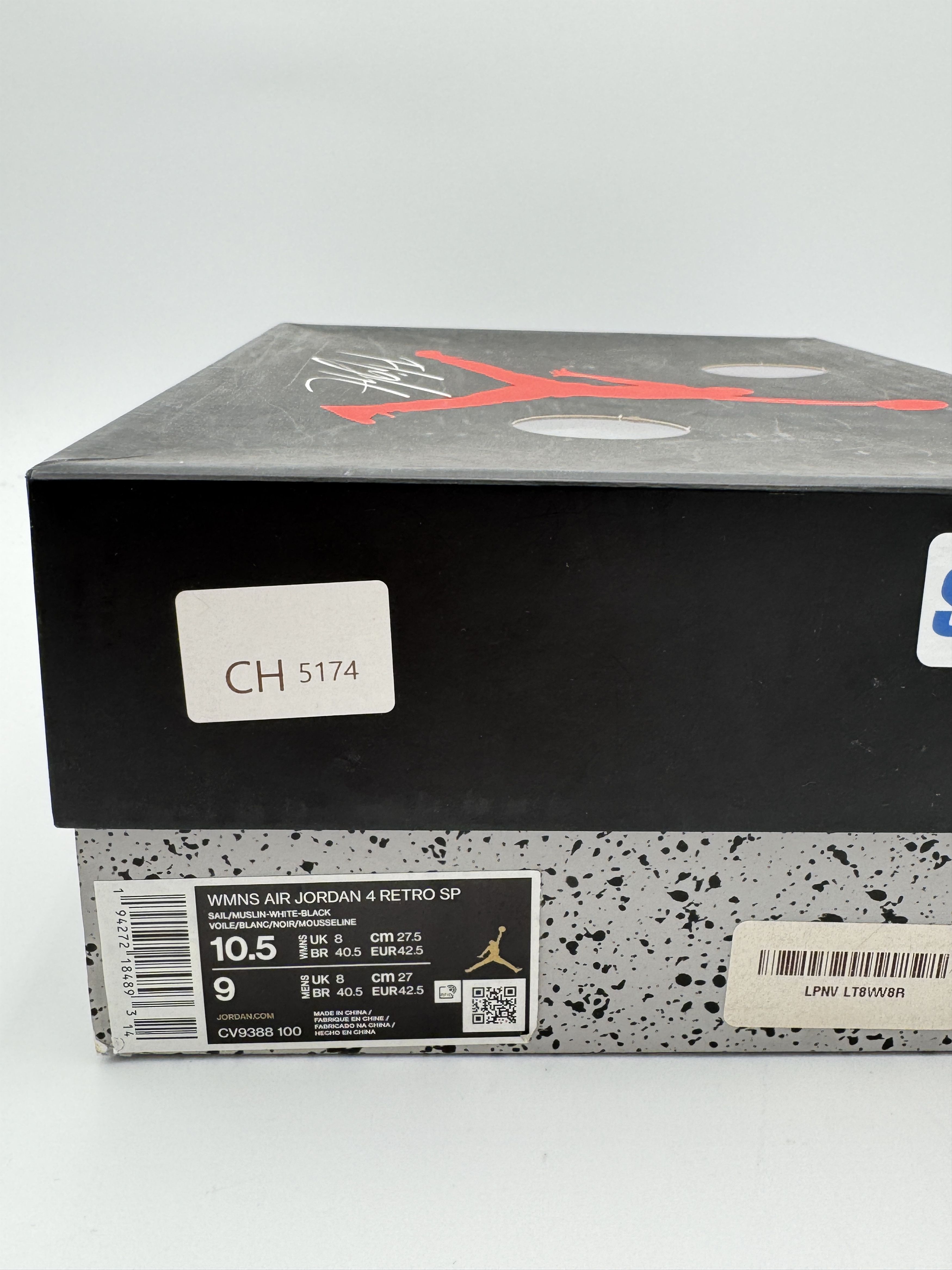 Jordan Brand × Off-White OFF-WHITE Nike Air Jordan 4 Sail White Size US 9 / EU 42 - 14 Thumbnail
