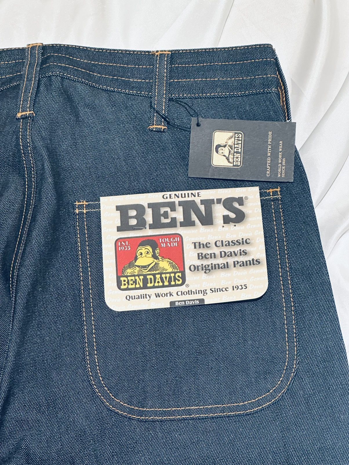 Ben Davis BEN DAVIS Japan Made FLAME RESISTANT WORKER DENIM 32 Size US 32 / EU 48 - 4 Thumbnail