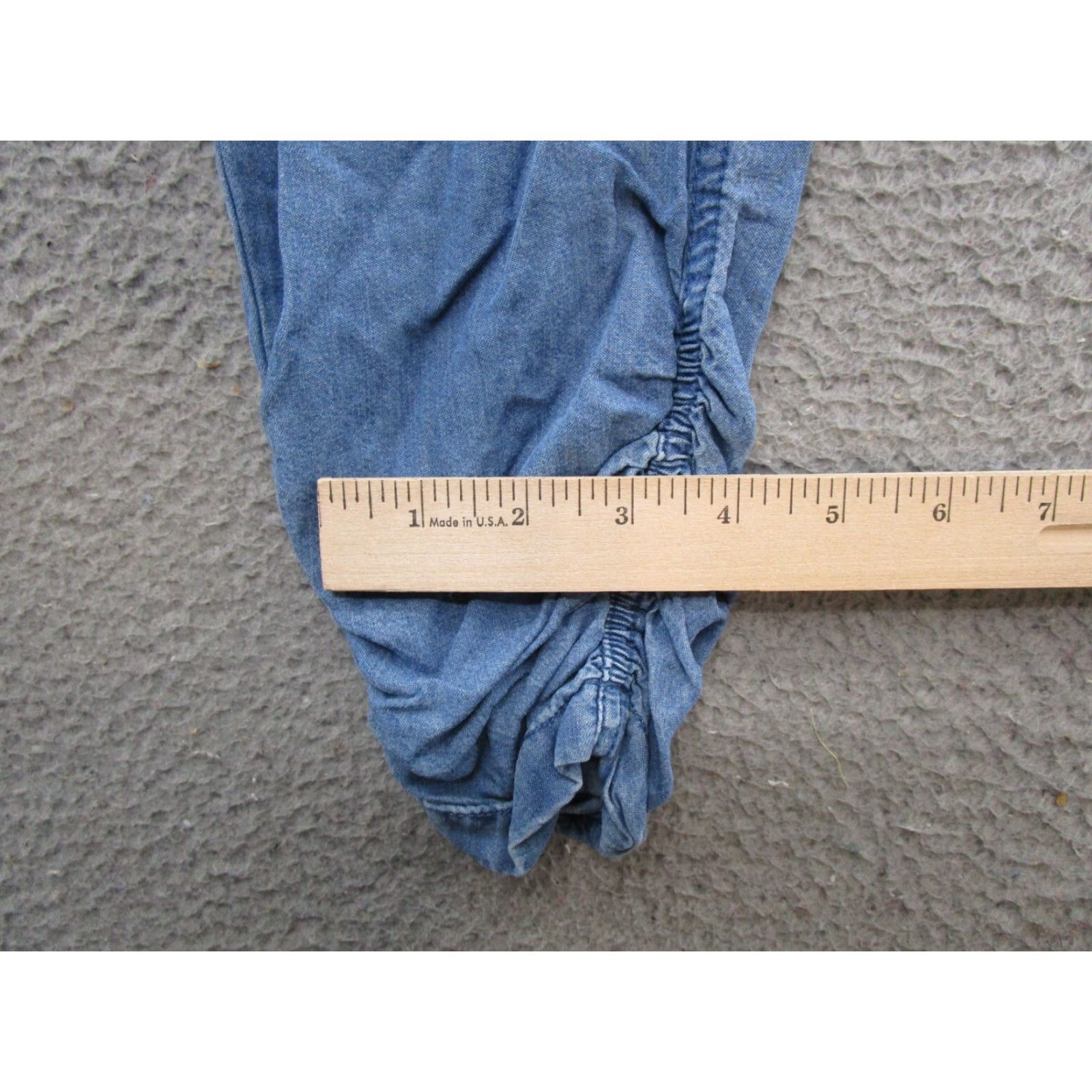 Vintage Thread + Supply Joggers Womens S Blue Lyocell Chambray Lightweight Pockets Size 24" / US 00 / IT 34 - 7 Thumbnail