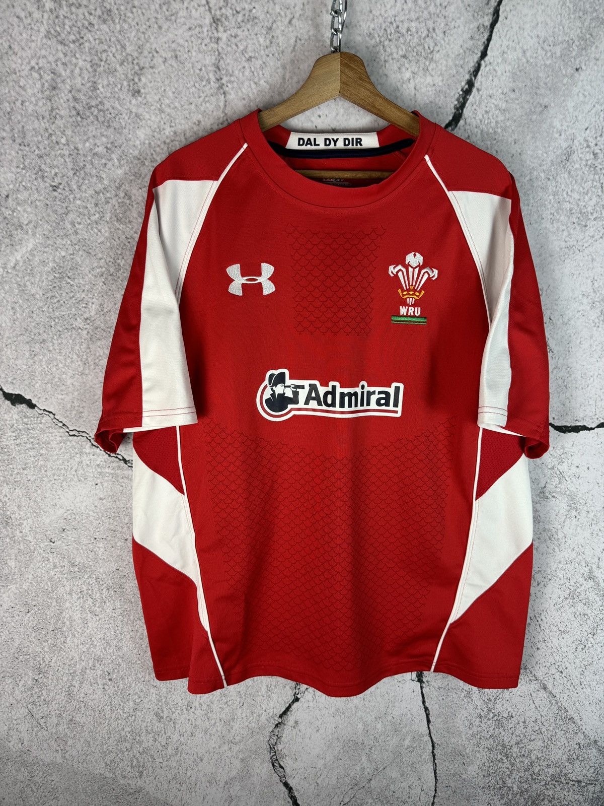 Vintage Under Armor Welsh Rugby Union Jersey Size US XL / EU 56 / 4 - 1 Thumbnail