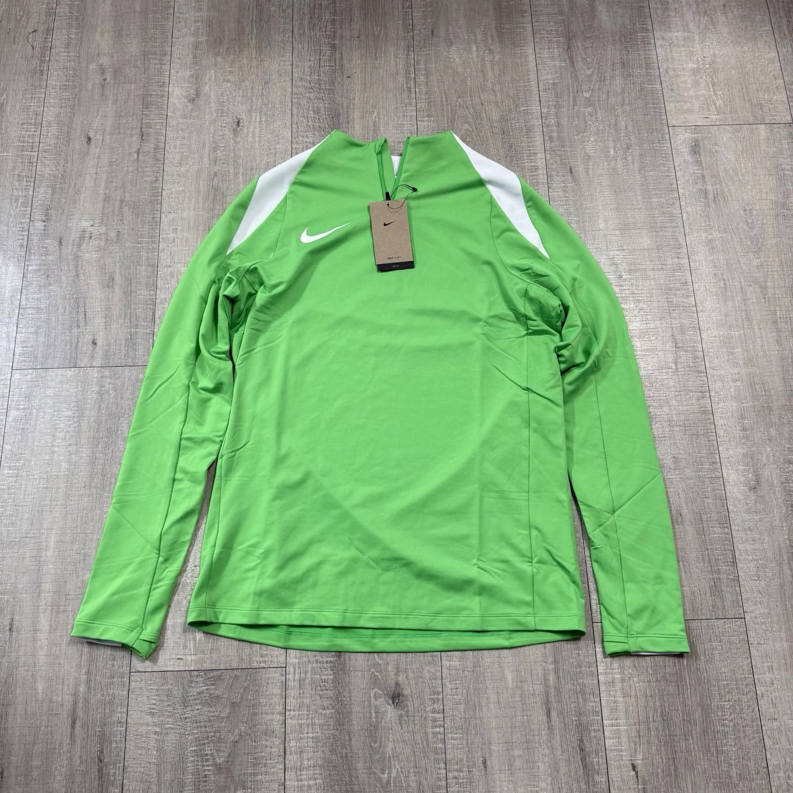 Nike NWT Nike Dri-Fit Soccer Drill Top Green FD7587-329 Size US M / EU 48-50 / 2 - 2 Thumbnail