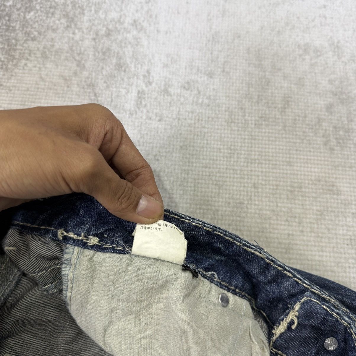 Japanese Brand 00s Iggy Tribe faded light jeans denim blue Size US 30 / EU 46 - 13 Thumbnail