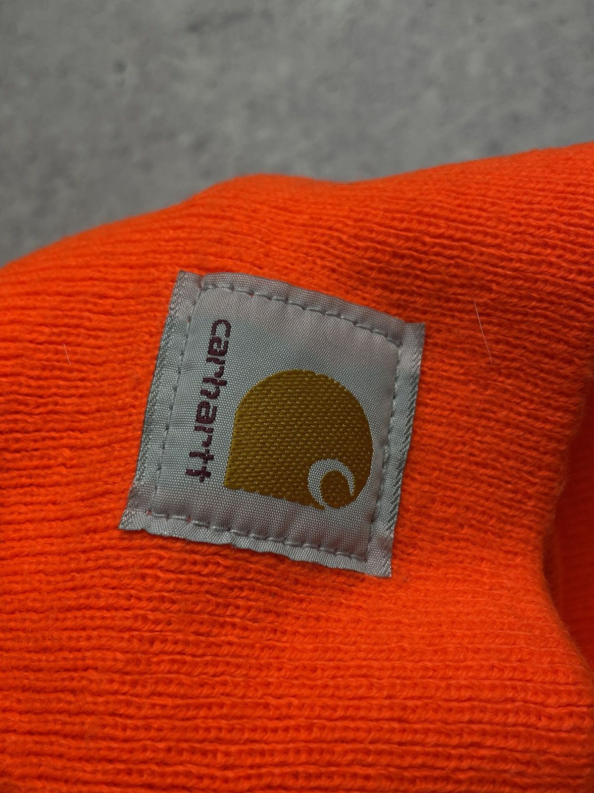Carhartt × Vintage 🍊Orange Carhartt beanie hat Size ONE SIZE - 6 Thumbnail