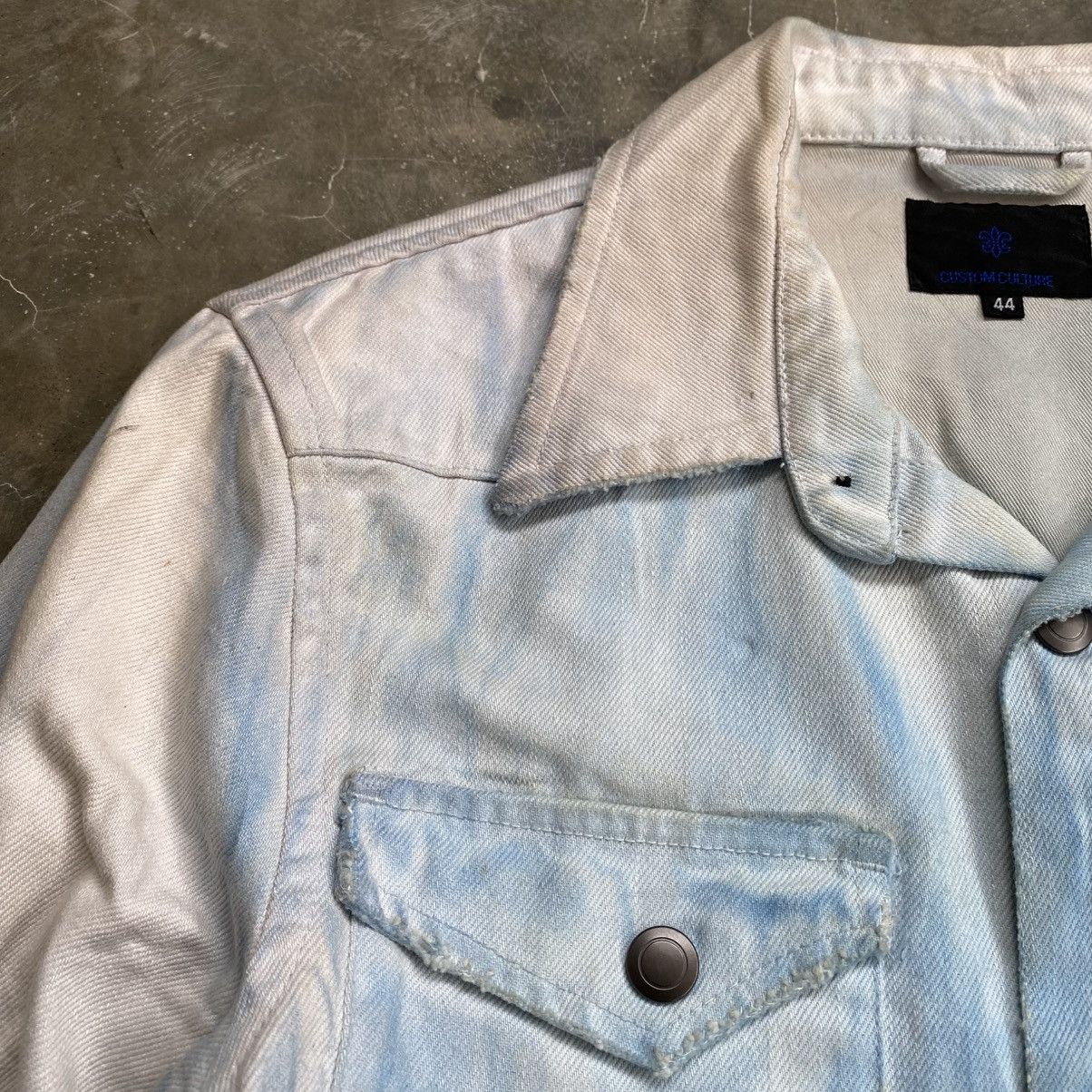 Tornado Mart 2000s Culture Custom Vkei Style Abstract Denim Jacket Size US M / EU 48-50 / 2 - 4 Thumbnail