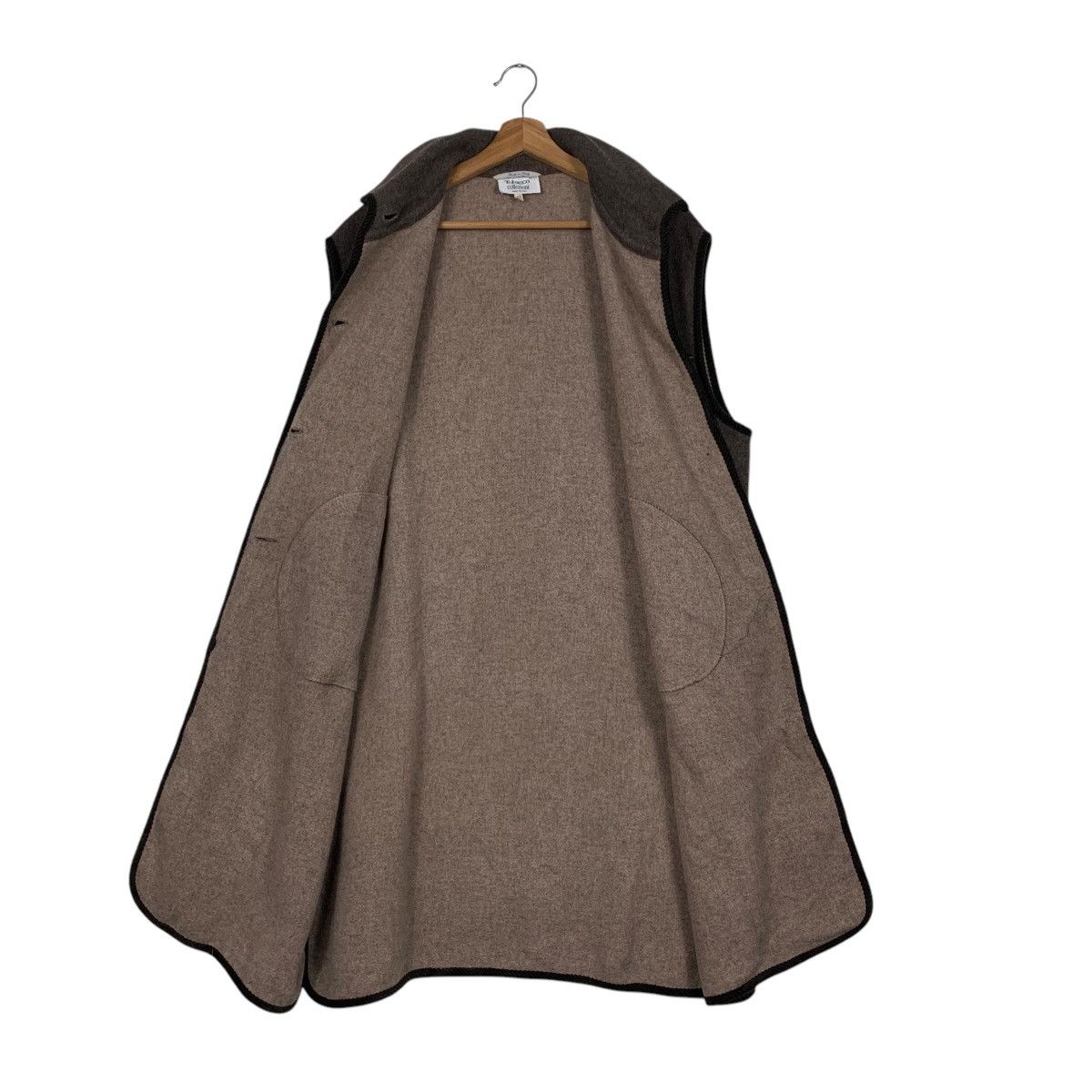 Tabasco TOBASCO COLLEZIONI Sleeveless Wool Vest #1837-C80 Size S / US 4 / IT 40 - 11 Thumbnail