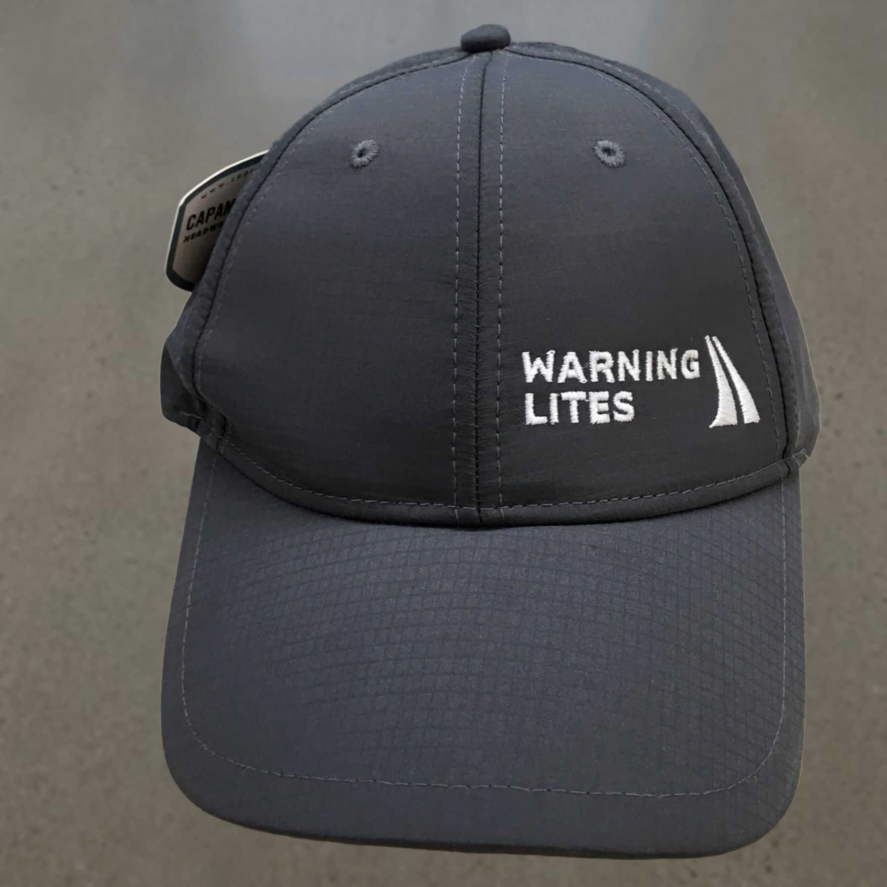Vintage Capamerica Warning Lites Baseball Cap Hat Mens One Size Gray Adjustable NWT Golf Hat Size ONE SIZE - 1 Thumbnail