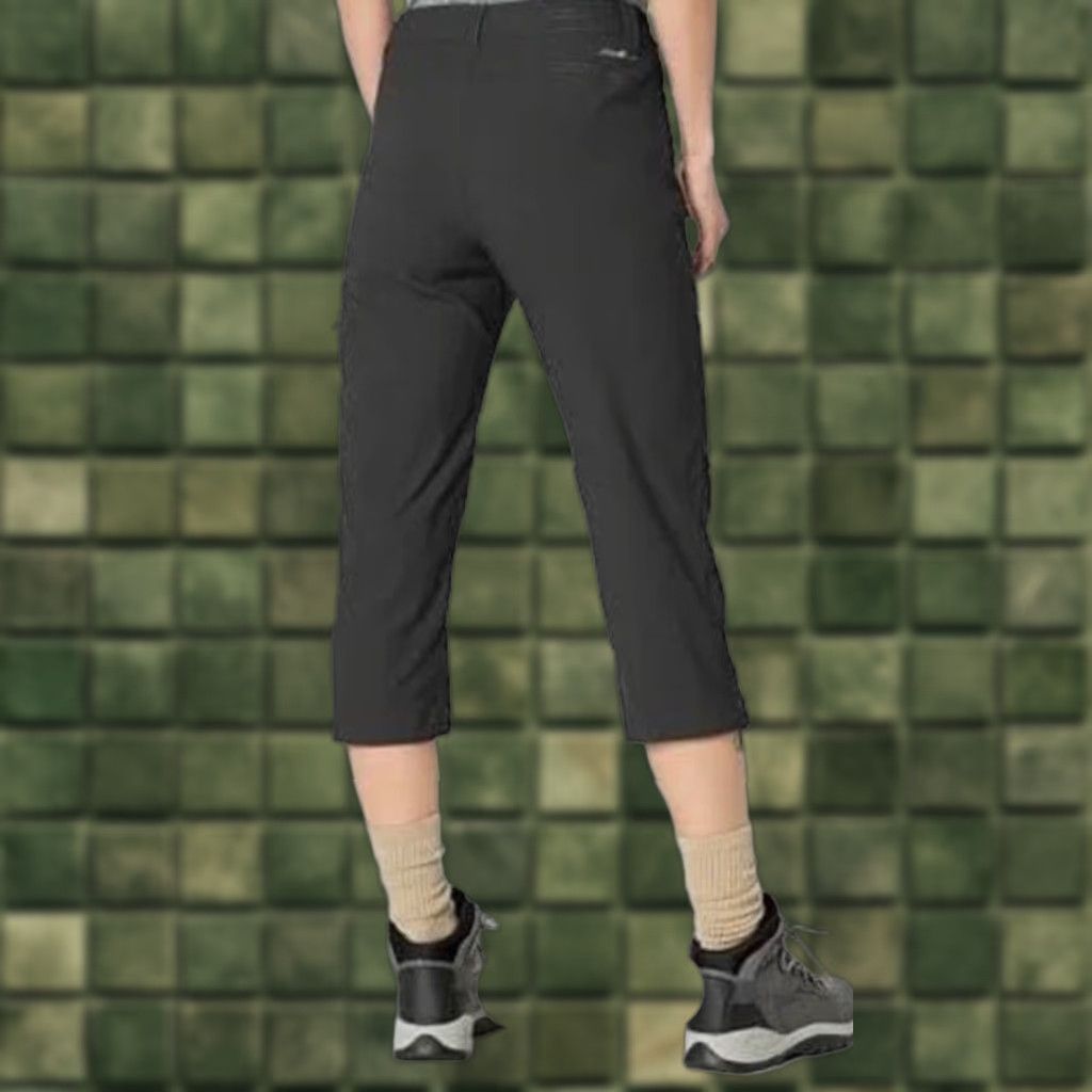 Eddie Bauer VINTAGE Eddie Bauer Rainier Capri Mid Rise UPF 50 Water Resistance Stretch Womens 6 NWT Size ONE SIZE - 1 Thumbnail