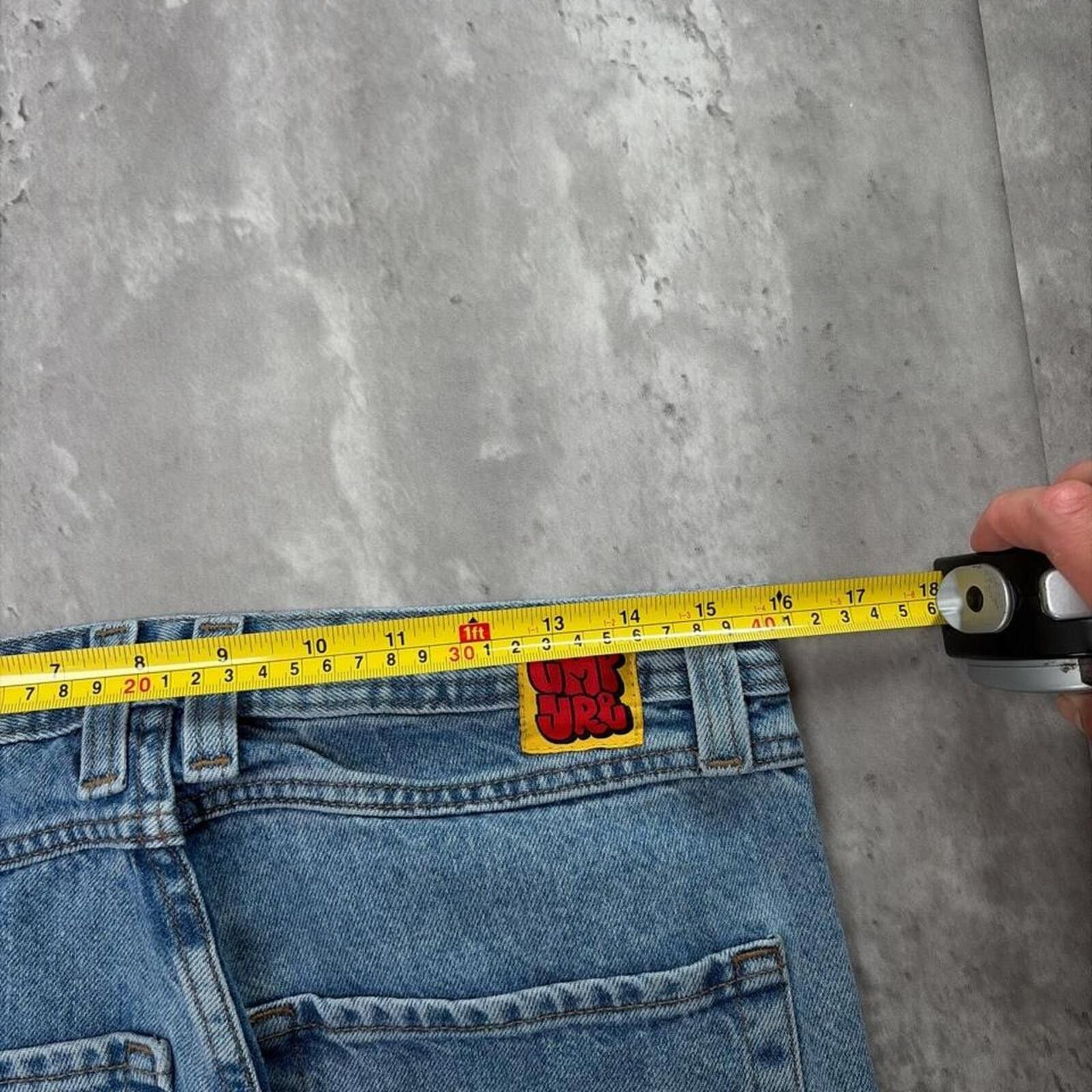 Empyre Y2K Light Wash Empyre Grunge Skater Baggy Denim Jeans Size 36" / US 14 / IT 50 - 6 Thumbnail