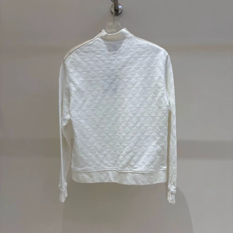 Louis Vuitton Louis Vuitton White dark stripe logo shoulder zipper sweat Size US XS / EU 42 / 0 - 2 Thumbnail