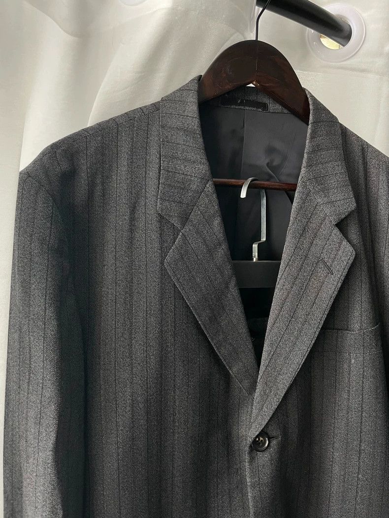 Comme des Garcons Comme des Garçons size s Striped dark grey black blazer su Size 36S - 2 Thumbnail