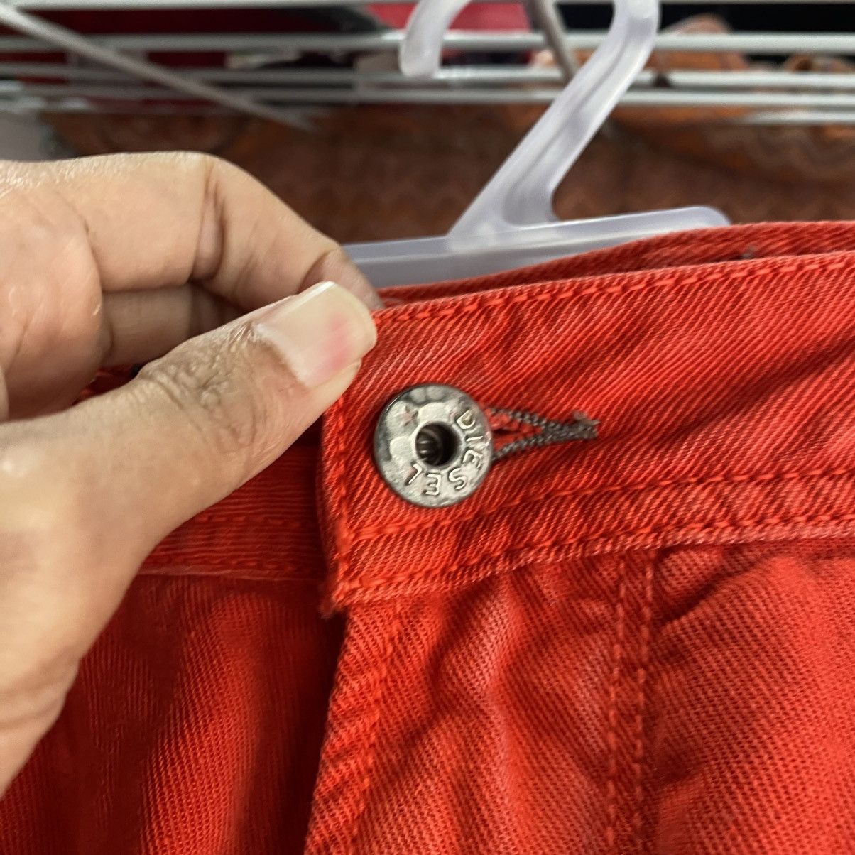 Diesel Diesel Krayver Vintage Red Distressed Jeans Size US 34 / EU 50 - 11 Thumbnail