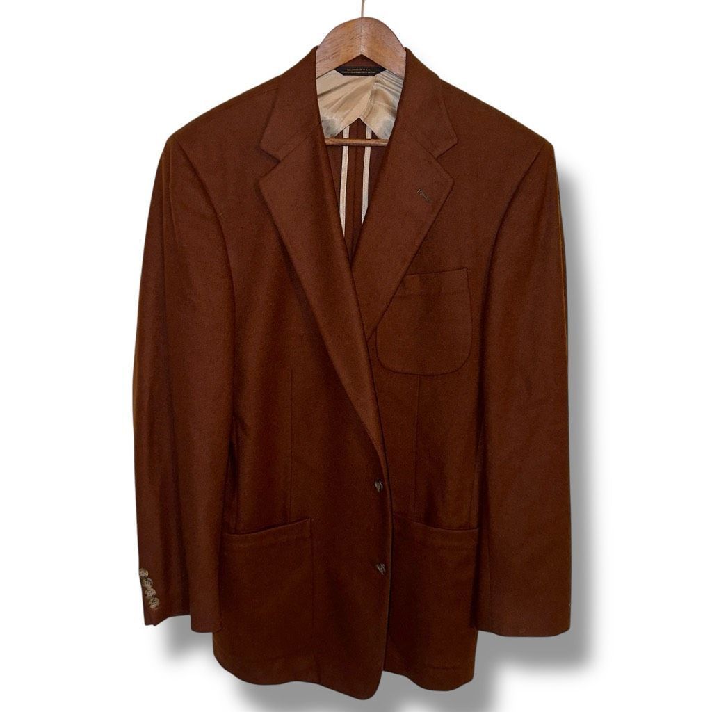 Tom James Tom James Chocolate Brown Tweed Sport Coat Size 42R Size 42R - 1 Thumbnail
