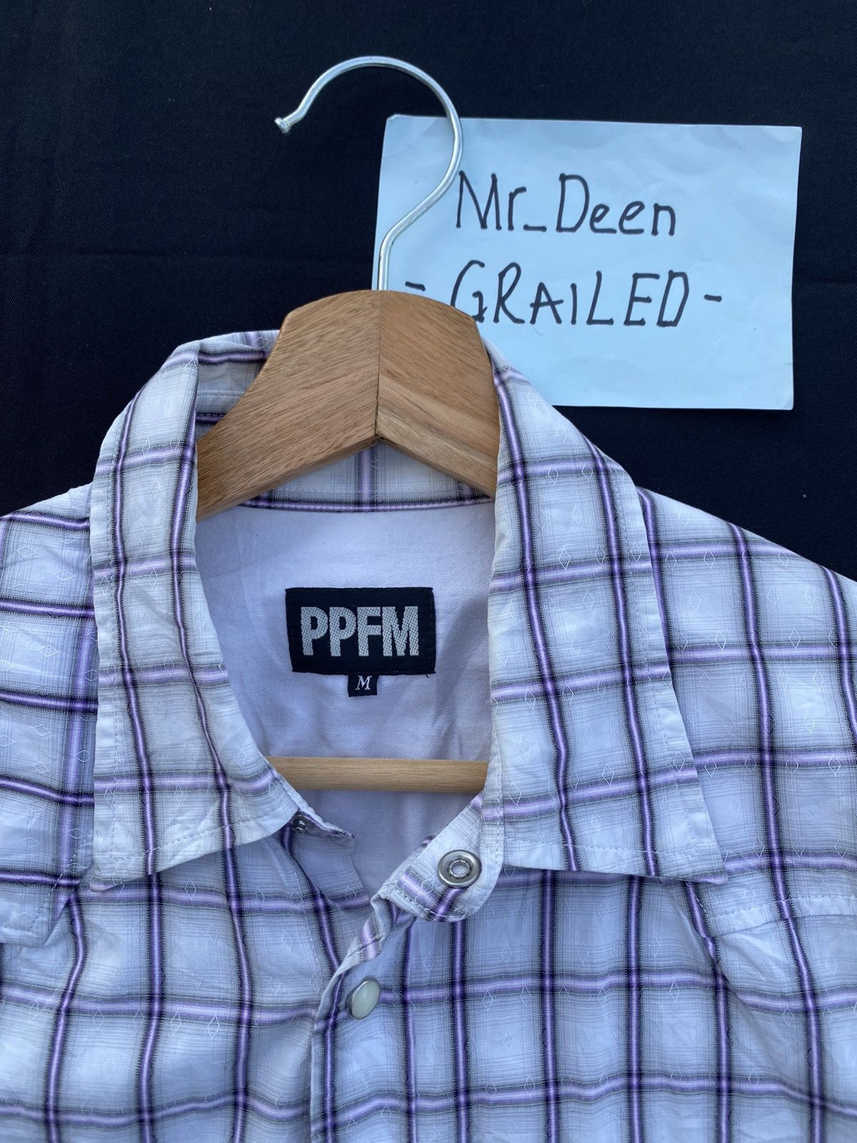 PPFM Rare PPFM Checkered Buttons Up Shirt Size US S / EU 44-46 / 1 - 9 Thumbnail