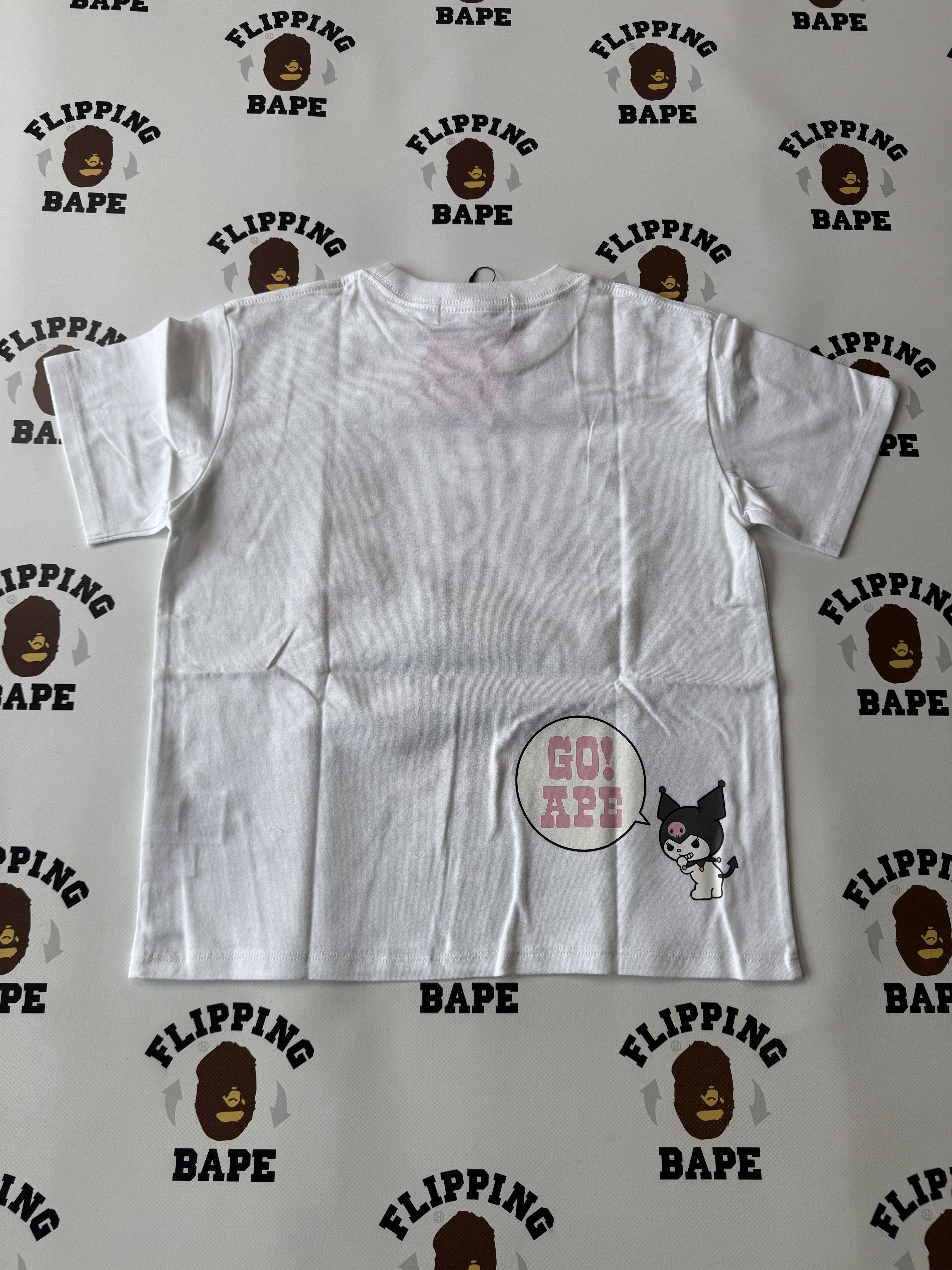 Bape BAPE X KUROMI COLLEGE MINI TEE LADIES Size S / US 4 / IT 40 - 2 Thumbnail