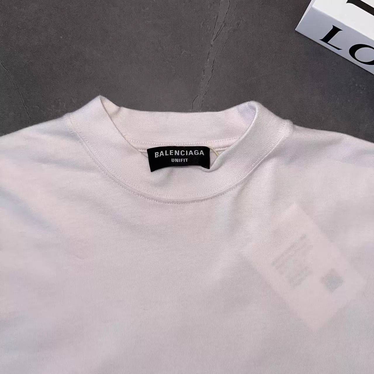 Balenciaga Balenciaga Tape Embroidered Logo Short Sleeve L Size L / US 10 / IT 46 - 3 Thumbnail