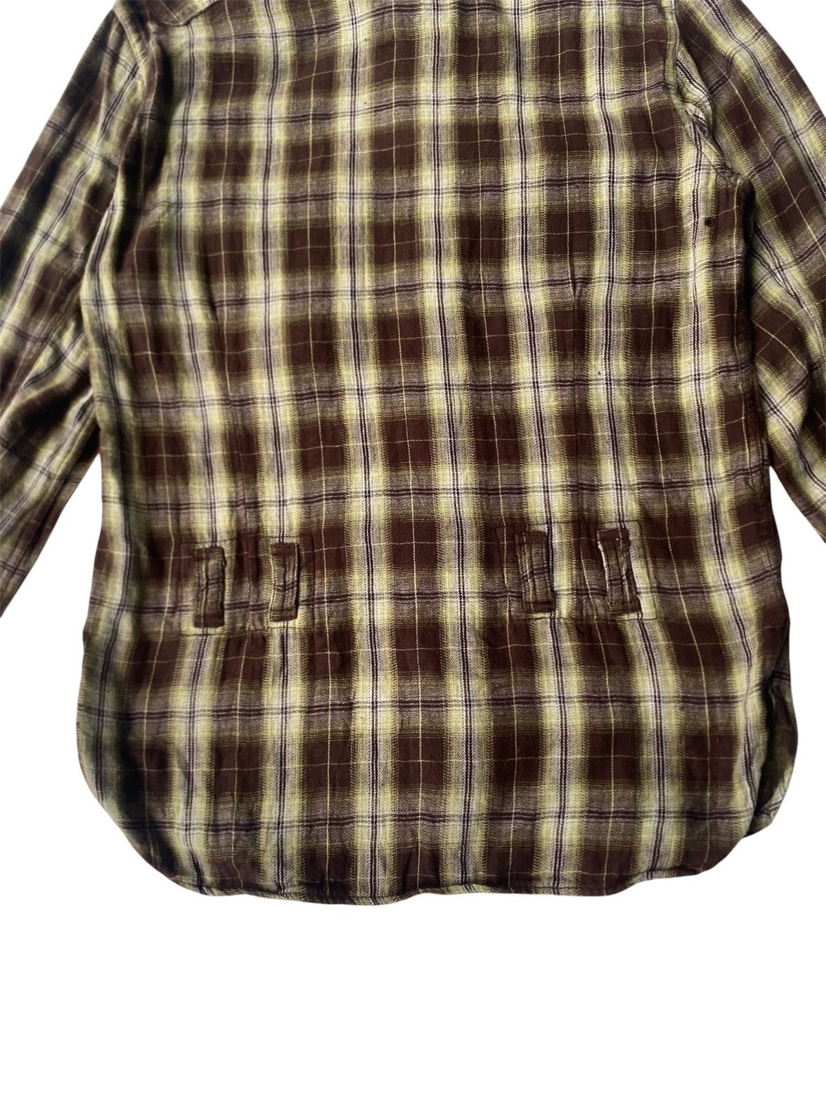Nigel Cabourn Nigel Cabourn Reversible Flannel Plaid Pattern Shirt Size US S / EU 44-46 / 1 - 11 Thumbnail