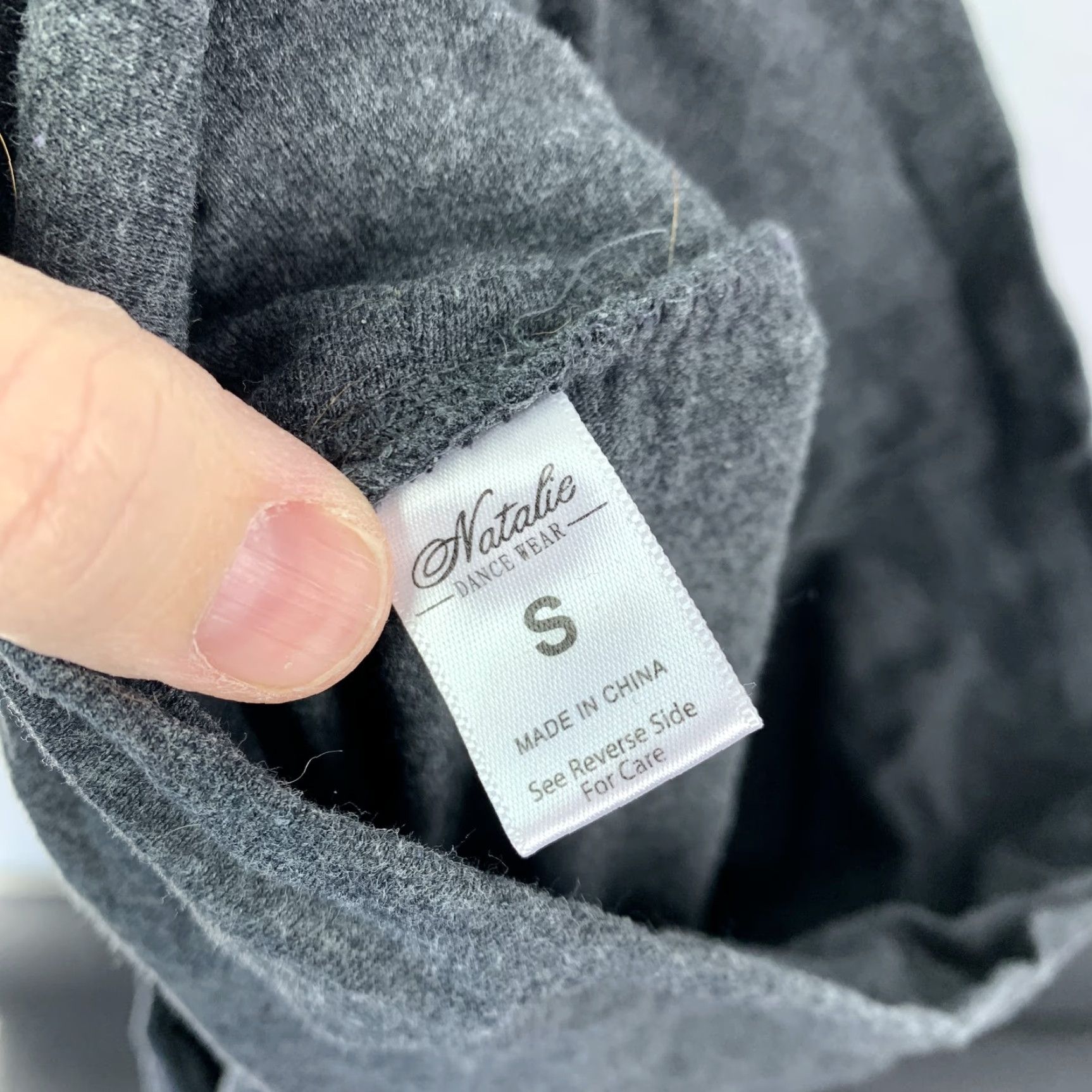 Catalina Natalie Dancewear Women's Pants Harem Activewear Dark Gray S Regular Knit Cozy Breathable Pockets High Waist 95% Cotton 5% Spandex Womens Size 28" / US 6 / IT 42 - 5 Thumbnail