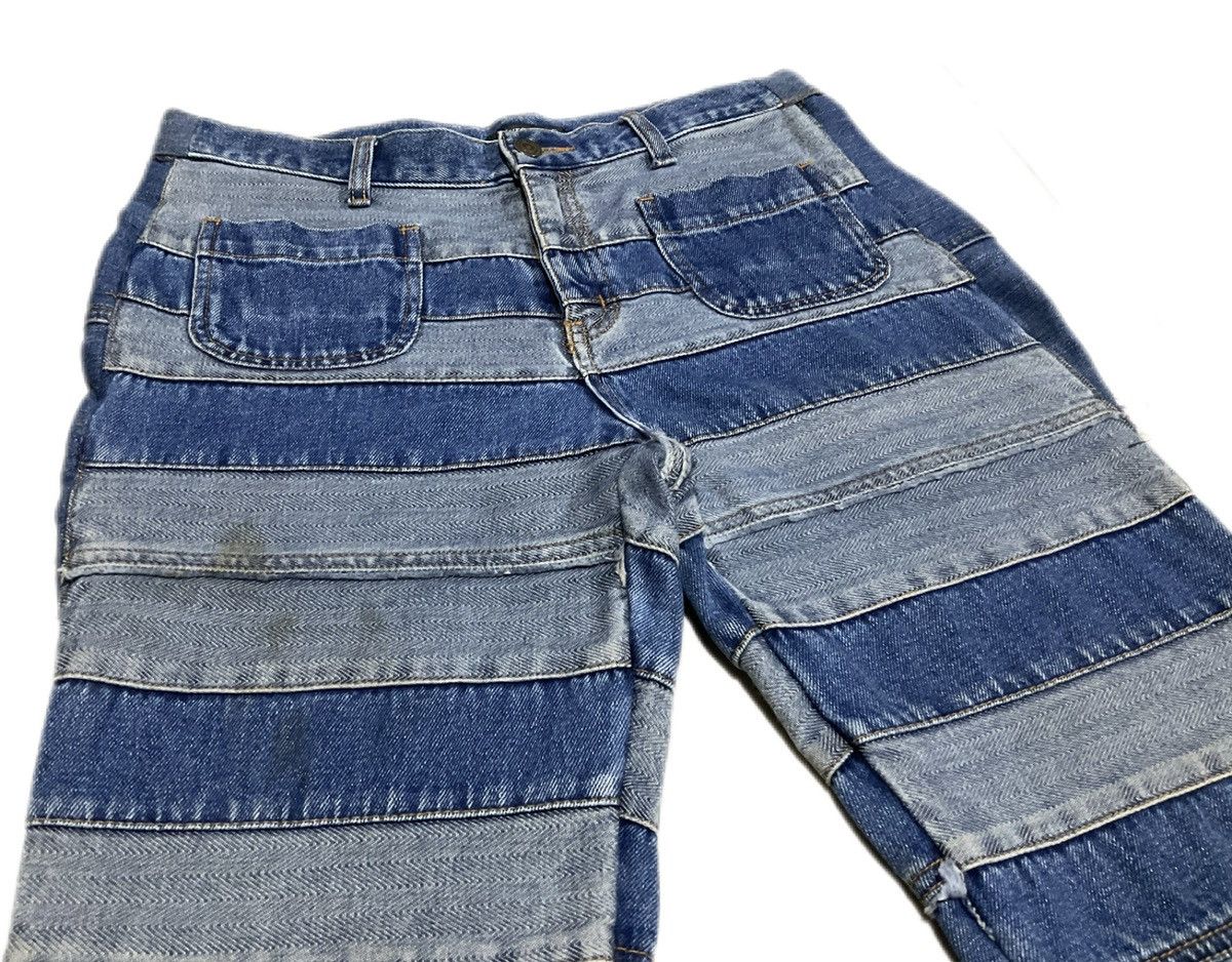 Hysteric Glamour 🔥Sick Y2K Livere Claire Patchwork Hagi Flare Denim Size US 32 / EU 48 - 2 Thumbnail