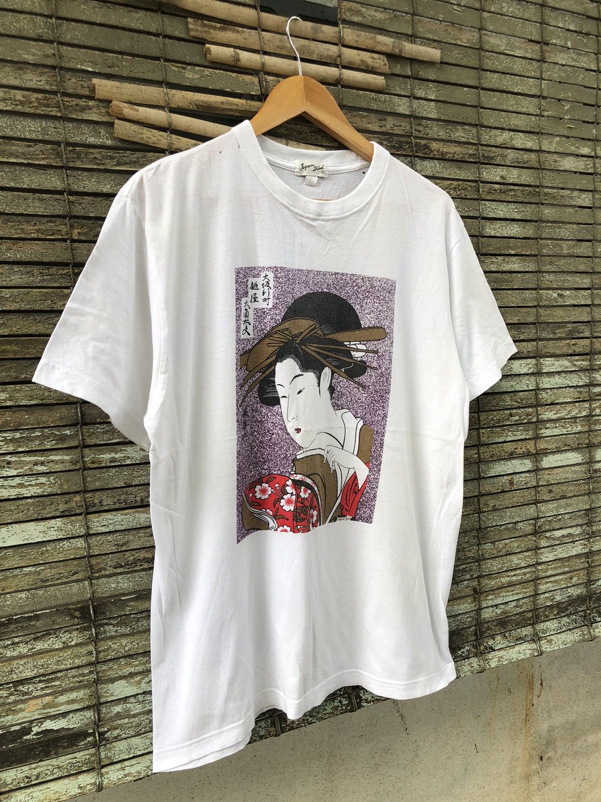 Japanese Brand × Vintage Vintage Geisha Japanese Girl Photo Tee Size US L / EU 52-54 / 3 - 5 Thumbnail