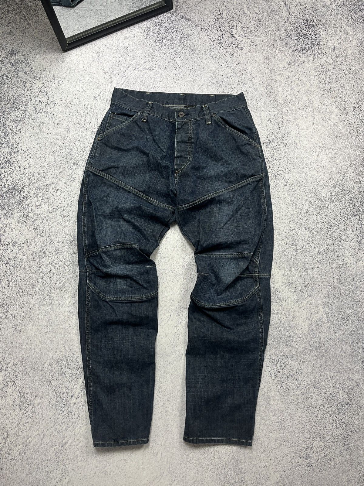 G-Star G-STAR Raw Big Logo Denim Pants Jeans Streetwear Hype 34x32 Size US 32 / EU 48 - 9 Thumbnail