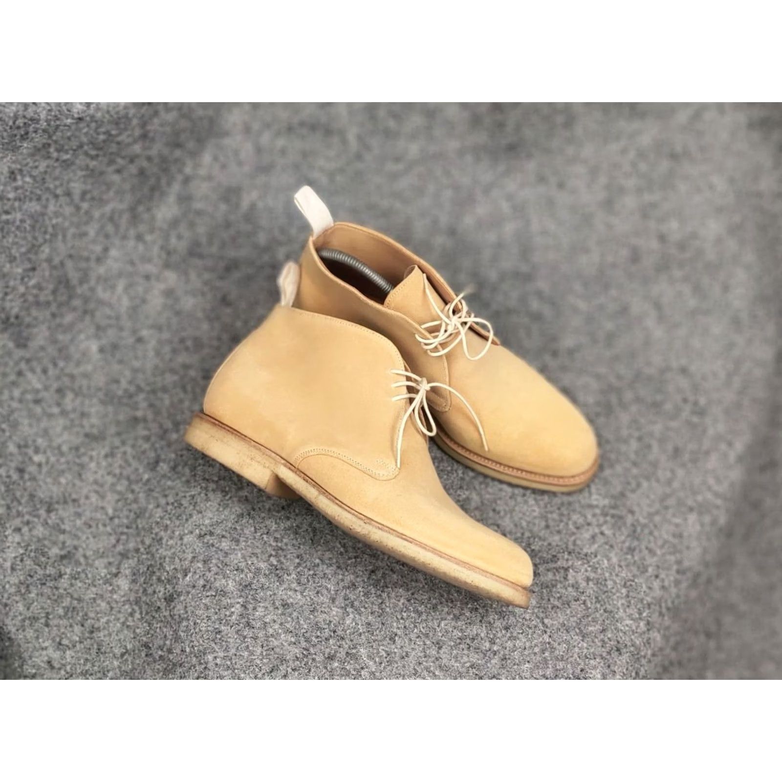 Joseph Joseph Cheaney & Sons Desert Chukka Boots Leather Ankle Boots Men Brown Suede Leather UK 41 8 Size US 8 / EU 41 - 4 Thumbnail
