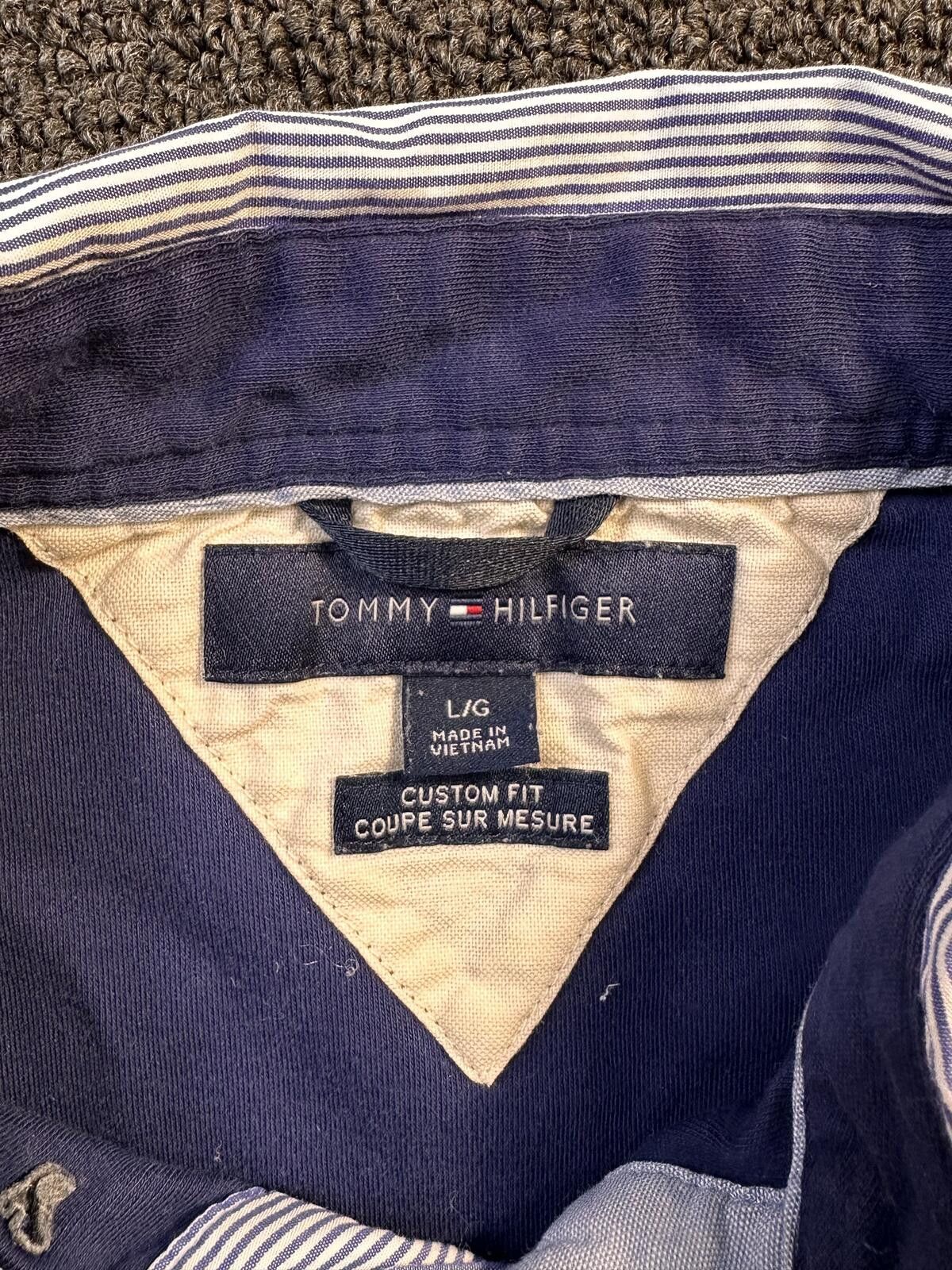 Tommy Hilfiger Tommy Hilfiger Custom Fit Polo Shirt Large Size US L / EU 52-54 / 3 - 2 Thumbnail