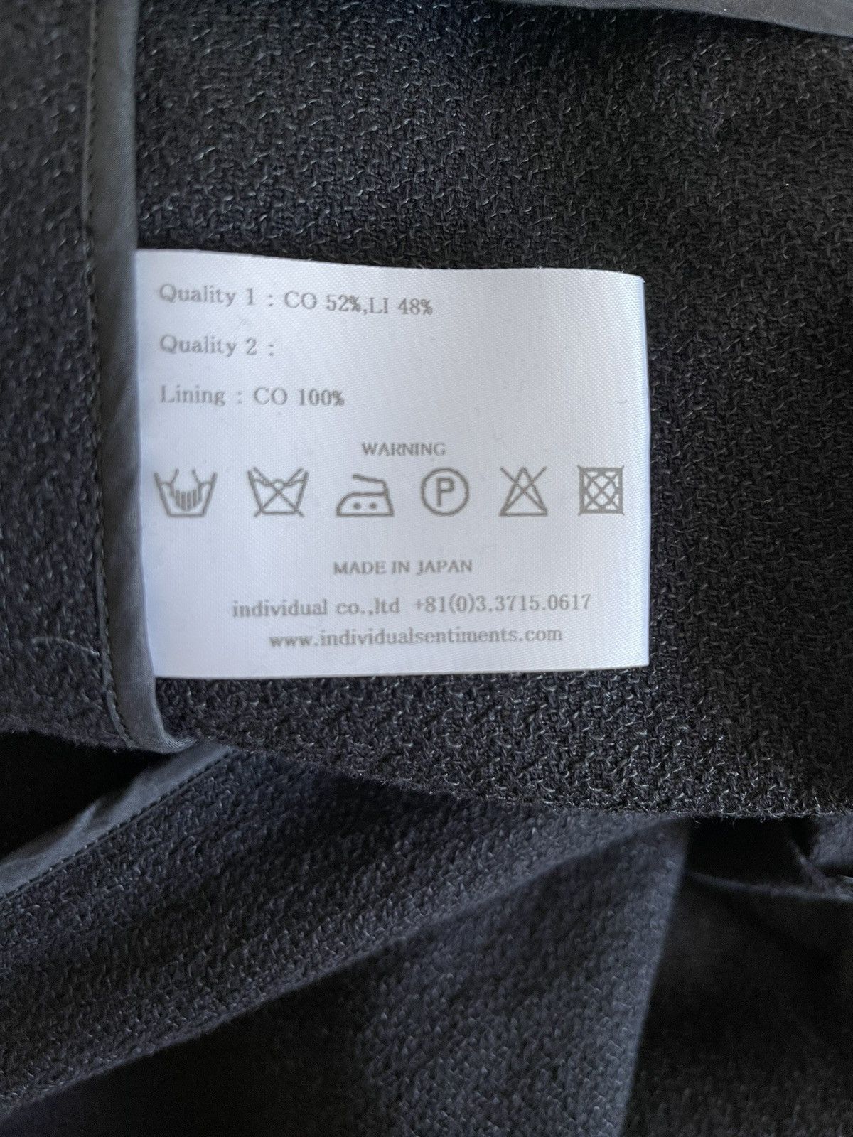 Individual Sentiments IS 14AW Cotton-Linen Back Zip Pants Size US 32 / EU 48 - 5 Thumbnail