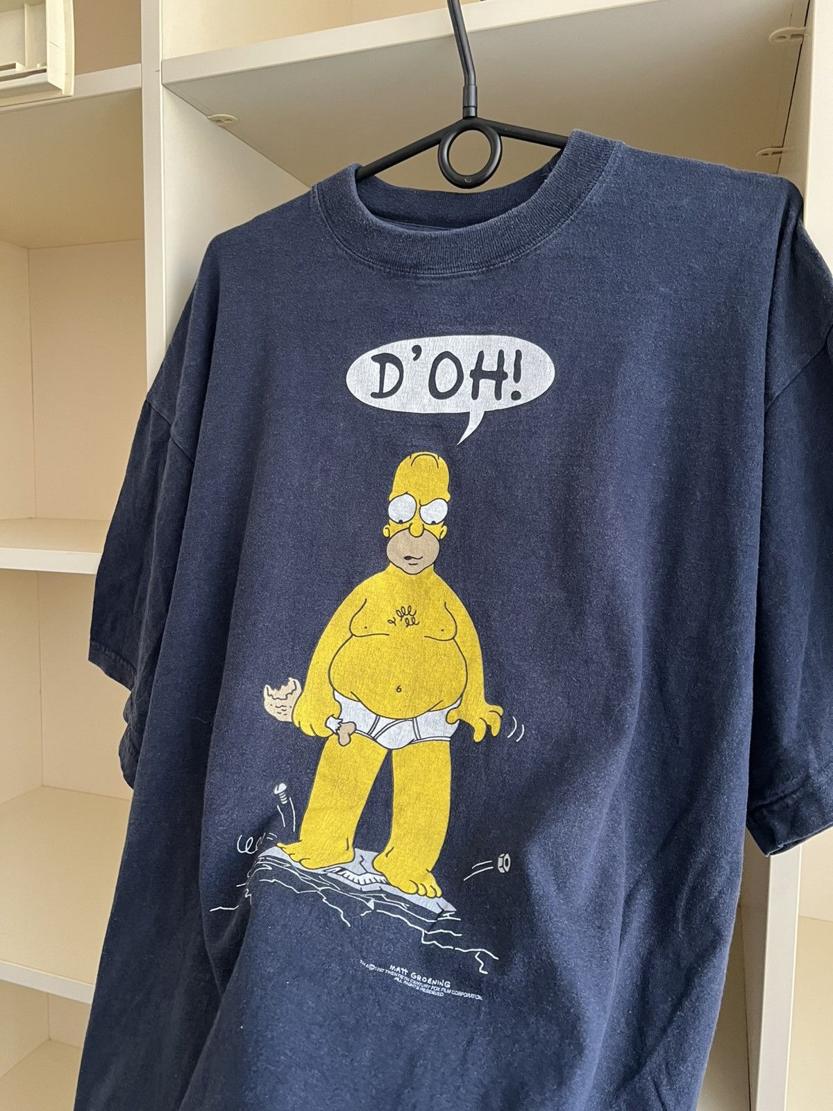 The Simpsons Vintage 1997 The Simpson T-Shirt Homer Movie Tee Size US XL / EU 56 / 4 - 8 Thumbnail