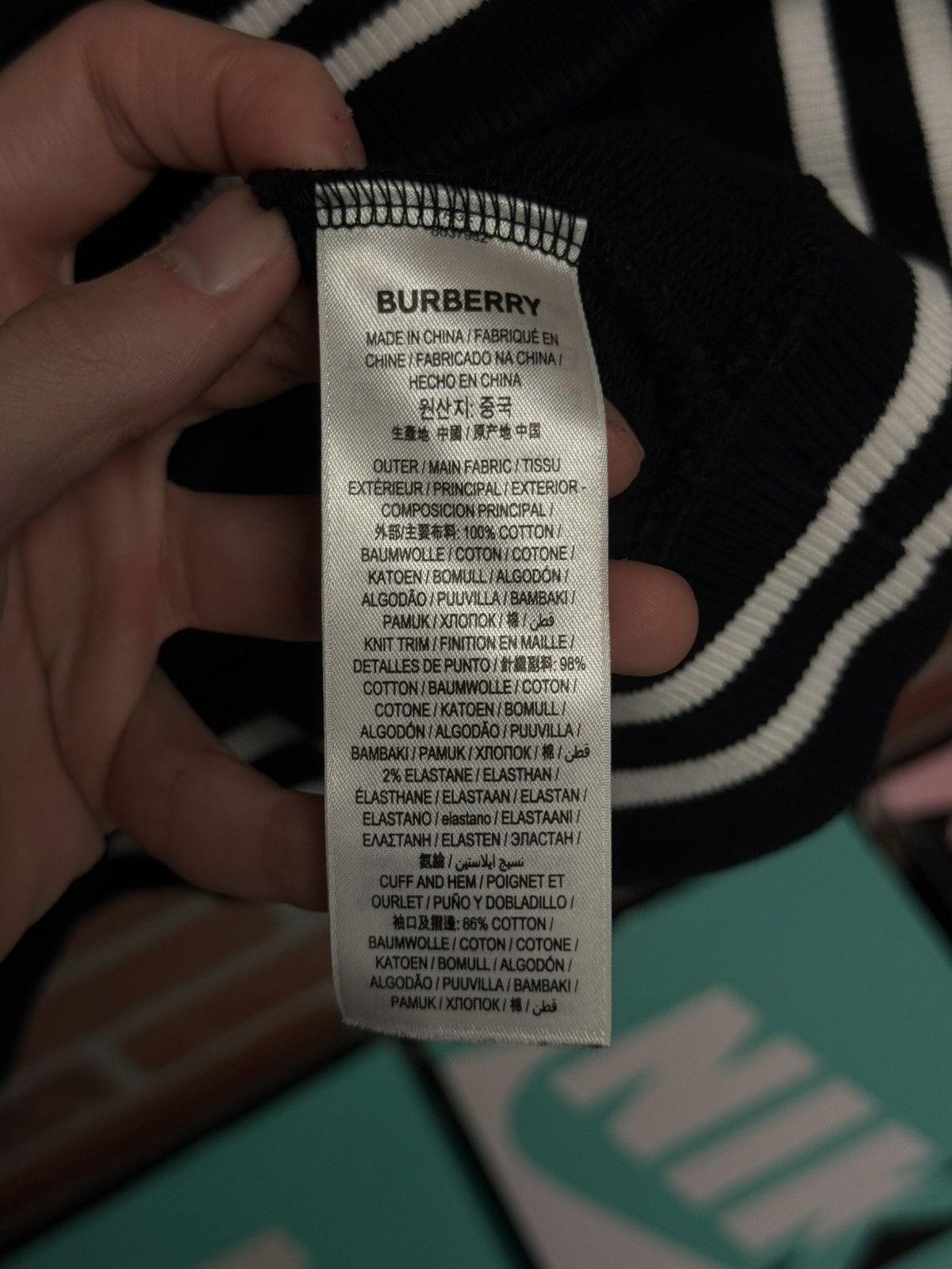 Burberry Burberry London England Sweater - Black - Men's Size Large Size US L / EU 52-54 / 3 - 8 Thumbnail