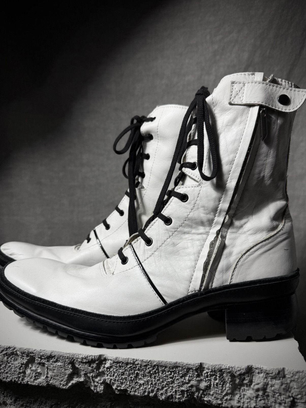 Yohji Yamamoto Yohji Yamamoto x Hiromu Takahama 07AW Runway Boots Size US 9.5 / EU 42-43 - 2 Thumbnail