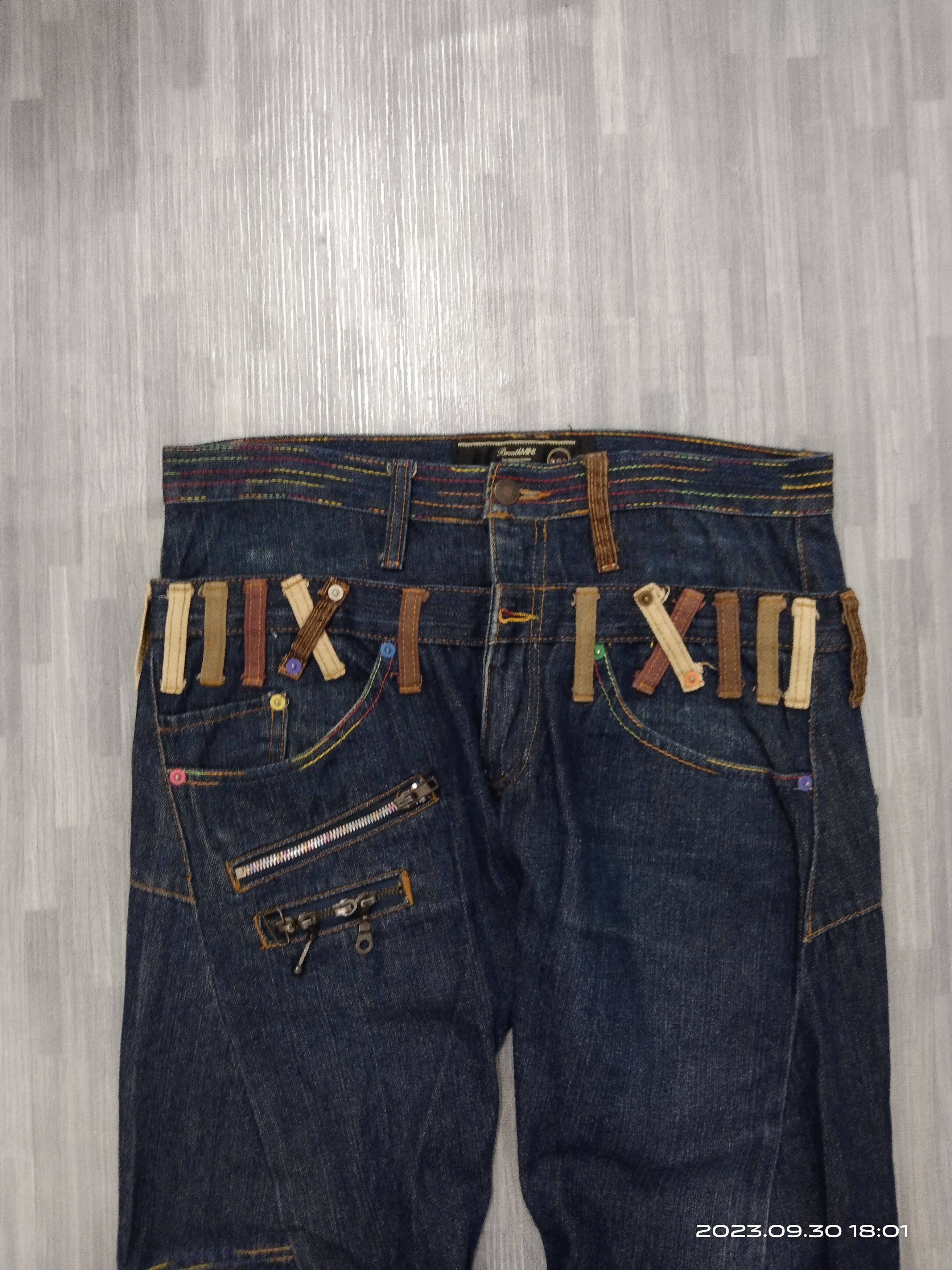 Japanese Brand DOUBLE WAIST TACTICAL BREATHMINT DENIM PANTS Size US 30 / EU 46 - 4 Thumbnail