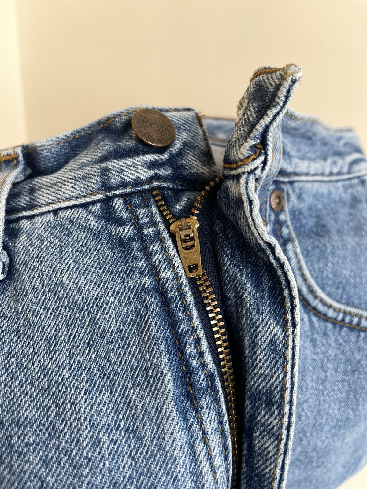 Wrangler Ohio High Rise Tapered Cut Relaxed Fit Mom Denim Jeans 90s Size 26" / US 2 / IT 38 - 12 Thumbnail