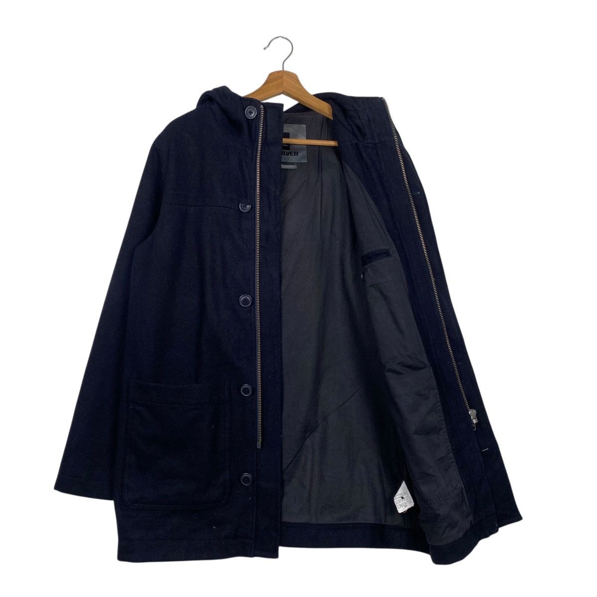 Quiksilver Quiksilver duffle wool long jacket hoodie Size US S / EU 44-46 / 1 - 10 Thumbnail