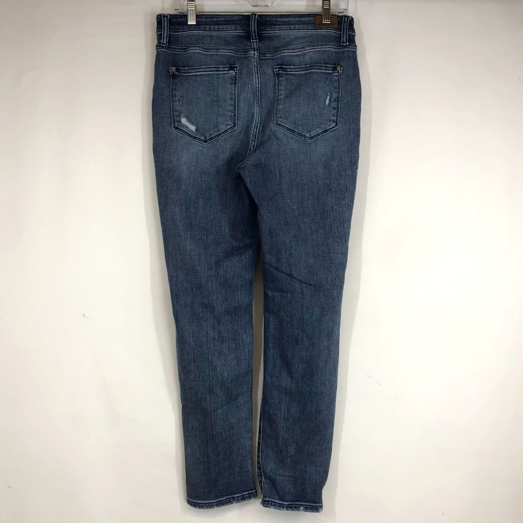 Denime Judy Blue Jeans Womens 29 WOMEN DISTRESSED BOYFRIEND FIT DENIM Size 29" - 4 Thumbnail