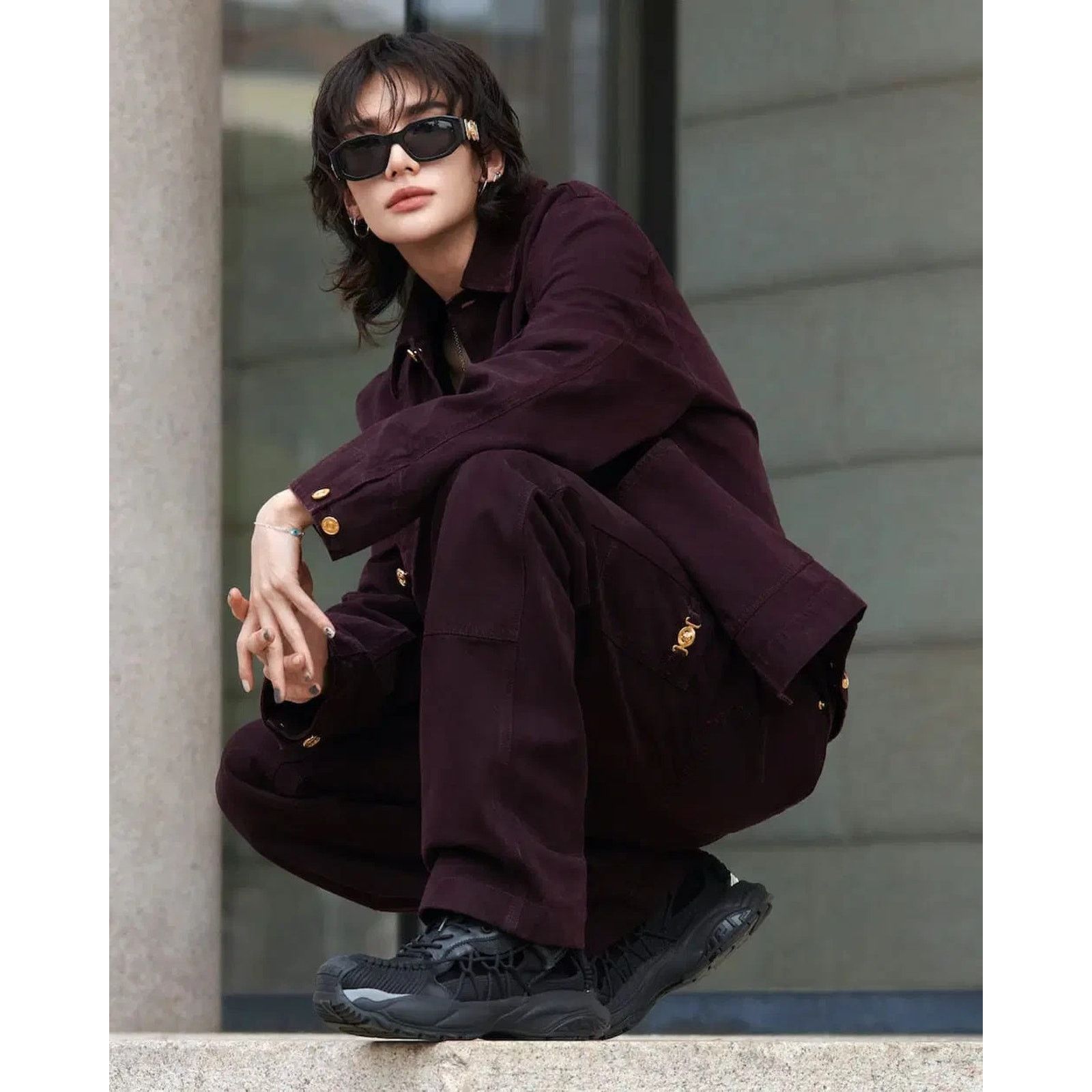 Versace VERSACE MERCURY BLACK LEATHER PLATFORM SNEAKERS 45 12 ITALY Size US 12 / EU 45 - 8 Thumbnail