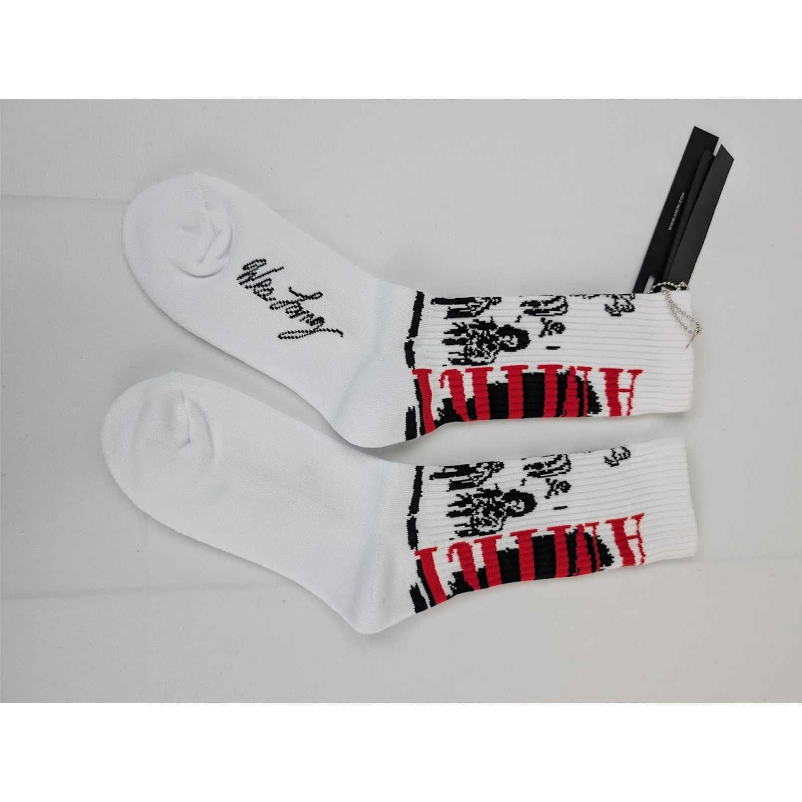 Amiri × Wes Lang o1rshd1 Q:2 / Size: 43-44 / Core Sketch Socks in White Size ONE SIZE - 10 Thumbnail