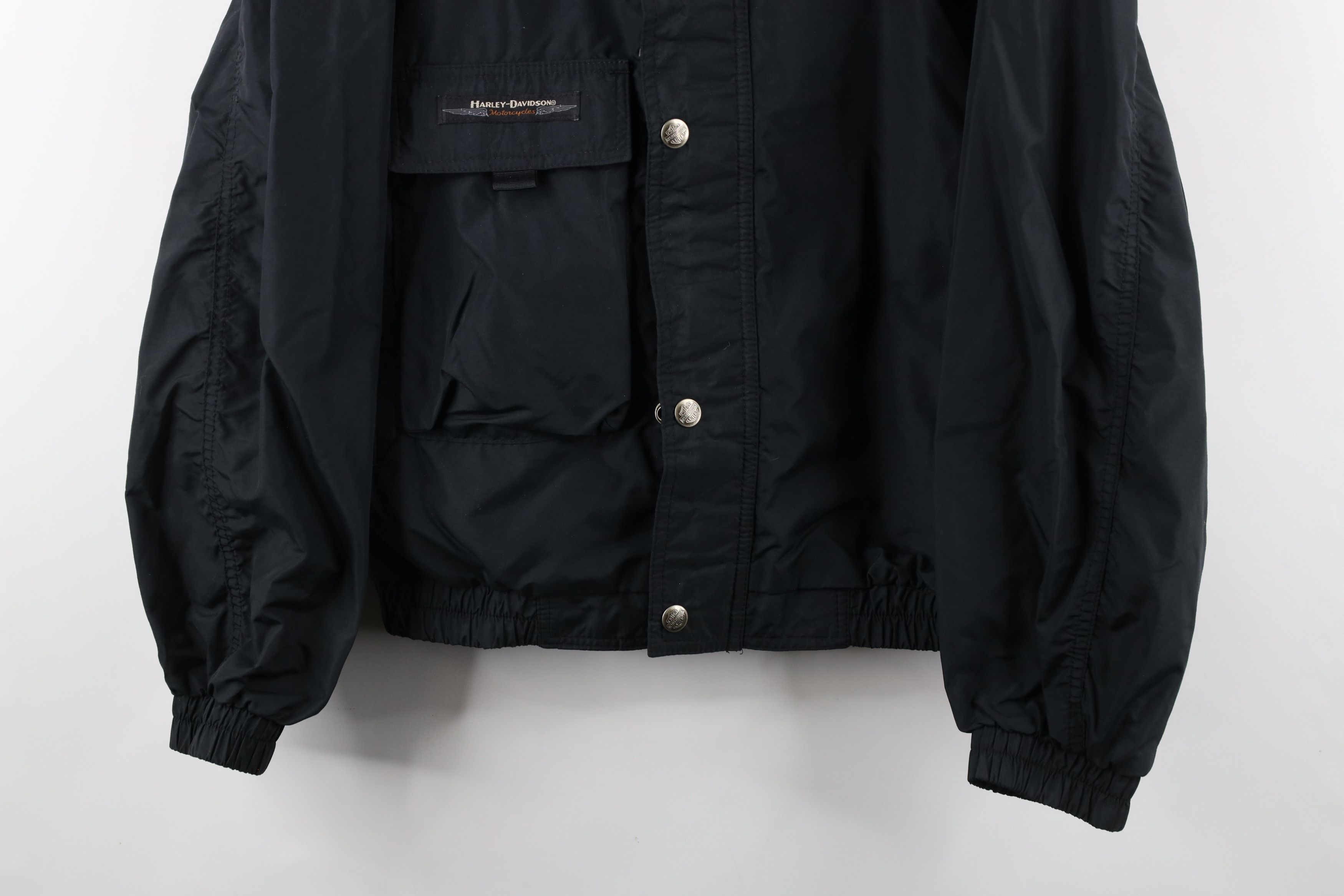 Harley Davidson × Vintage Vintage 90s Harley Davidson Out Reflective Bomber Jacket USA Size US S / EU 44-46 / 1 - 3 Thumbnail