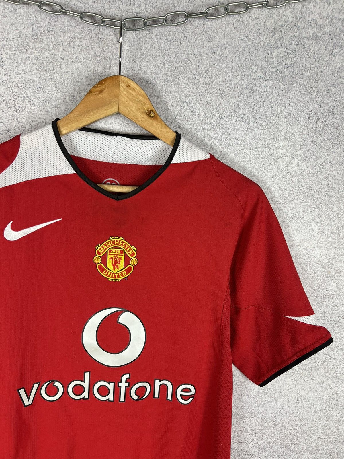 Vintage Vintage Nike Manchester United #10 2004 2006 Home Jersey Size US S / EU 44-46 / 1 - 5 Thumbnail