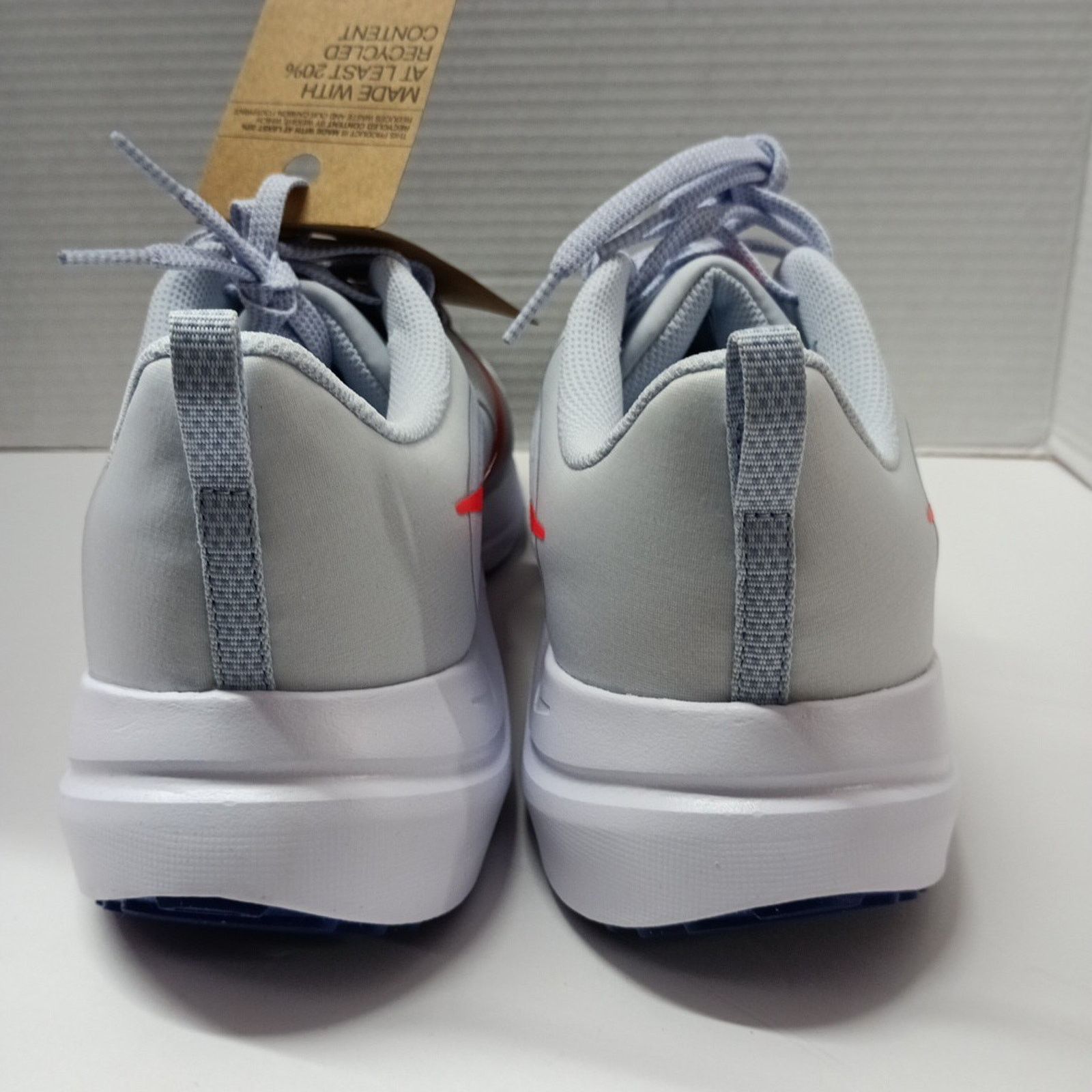 Nike Nike Downshifter 12 Men Running Shoes Light Grey Red Size 13 Size US 13 / EU 46 - 4 Thumbnail