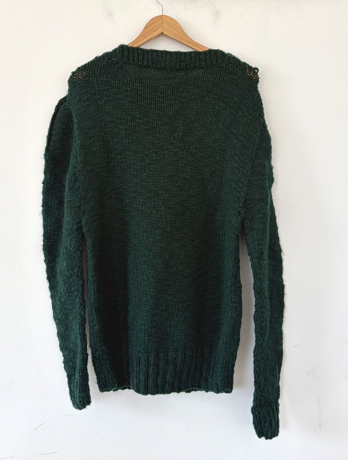 Ann Demeulemeester 18aw unisex wool sweater with button up shoulders Size US S / EU 44-46 / 1 - 2 Thumbnail