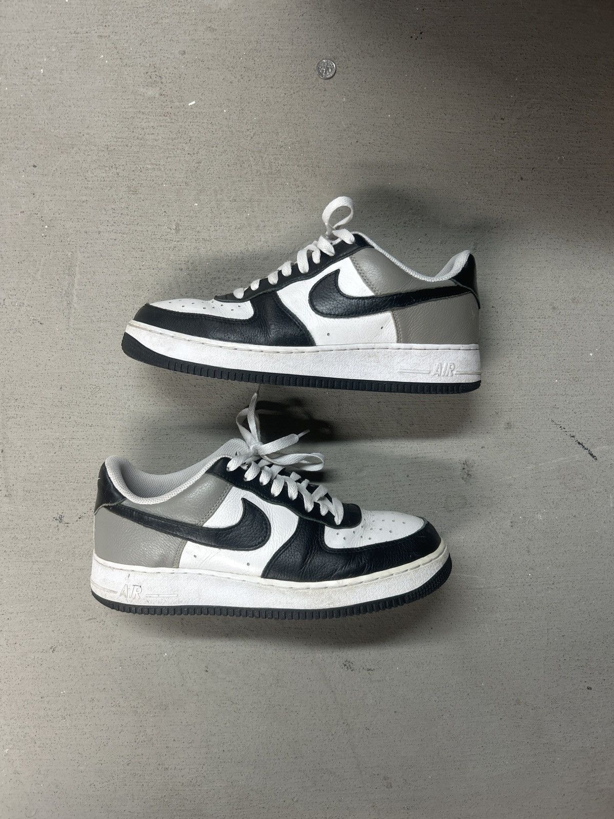 Custom Nike ID Air Force Low, Grey BlackToe Jordan Concept