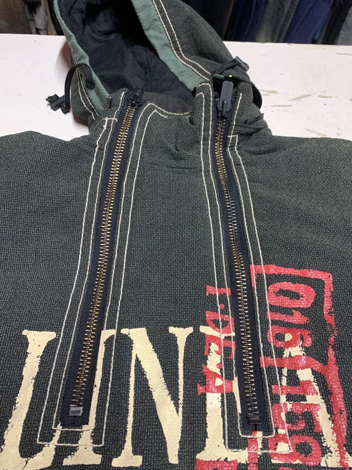 Linea Linea palio jacket anorak double zipper Size US L / EU 52-54 / 3 - 18 Thumbnail