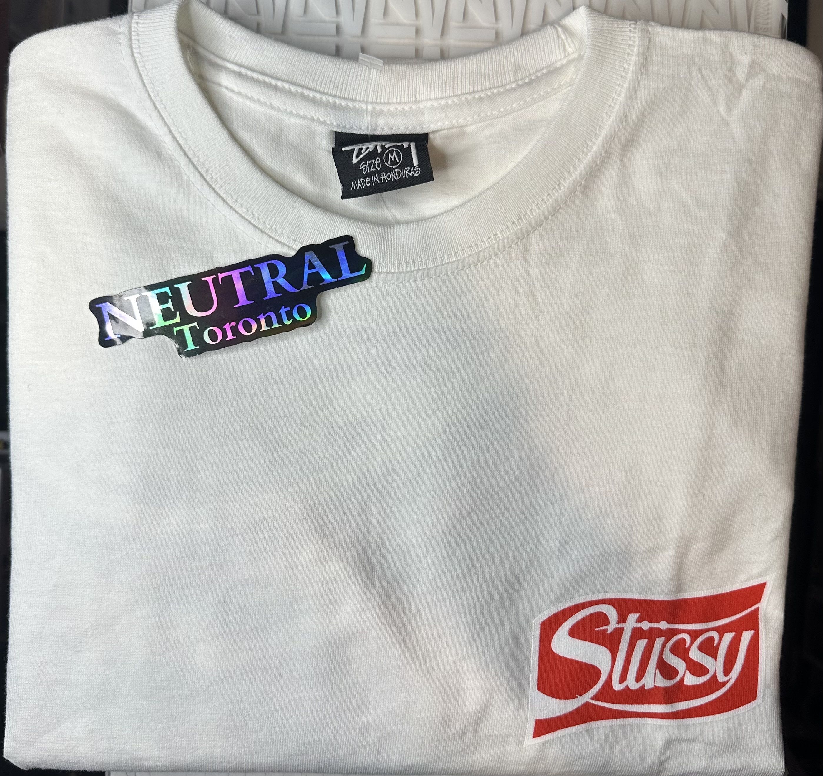 Stussy Stussy 'Soda Can' Tee In White | Grailed Stussy Stussy 'Soda Can' Tee In White | Grailed