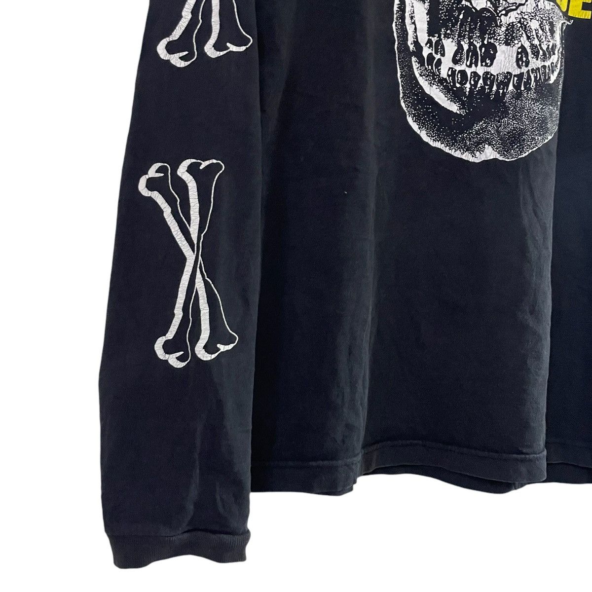 Band Tees VINTAGE Y2K PUNK BAND DESTROYDER FLAME SKELETON Size US M / EU 48-50 / 2 - 3 Thumbnail