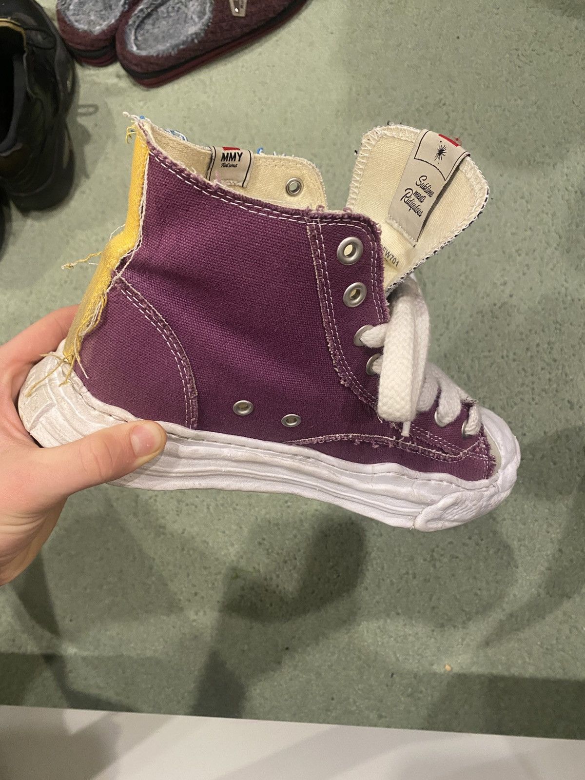 Maison MIHARA YASUHIRO Maison Mihara Yasuhiro High Blue Purple Size US 10 / EU 43 - 5 Thumbnail
