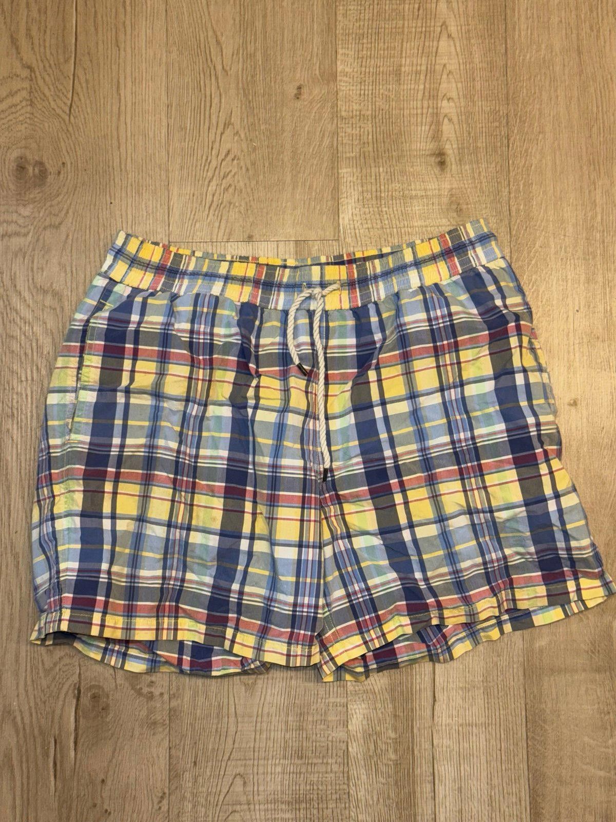 Polo Ralph Lauren Polo by Ralph Lauren Plaid Swim Trunks Mens LG Vintage Y2K Size US 34 / EU 50 - 1 Thumbnail